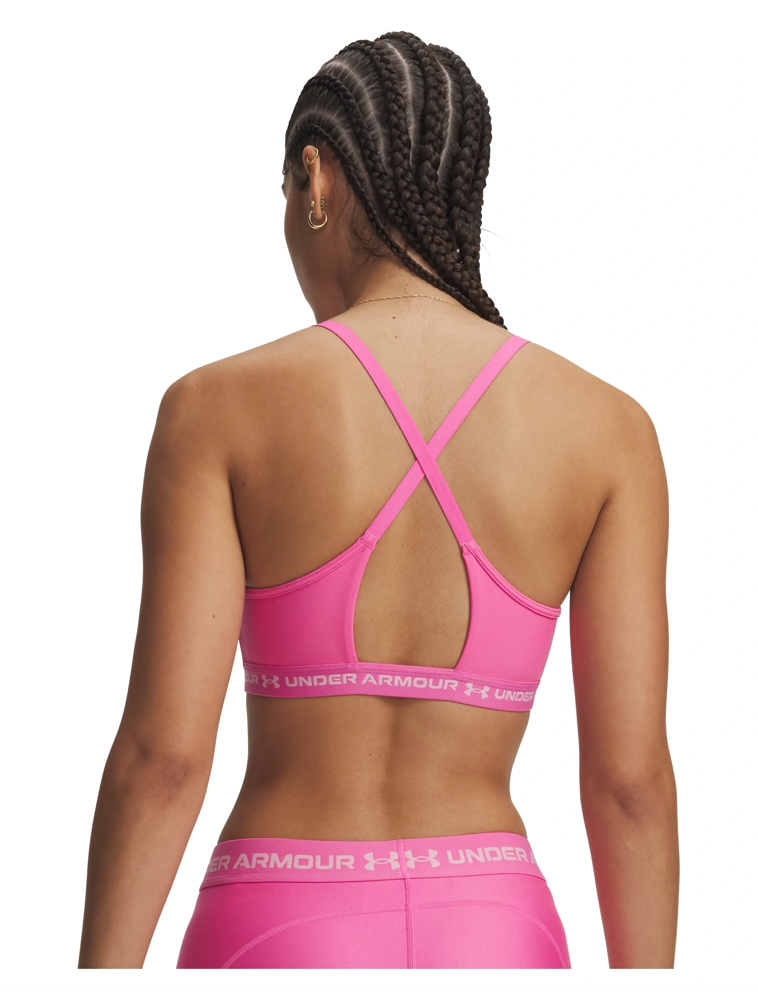Under Armour - UA Crossback Low Bra - sport bh:ar - pink frenzy - 3