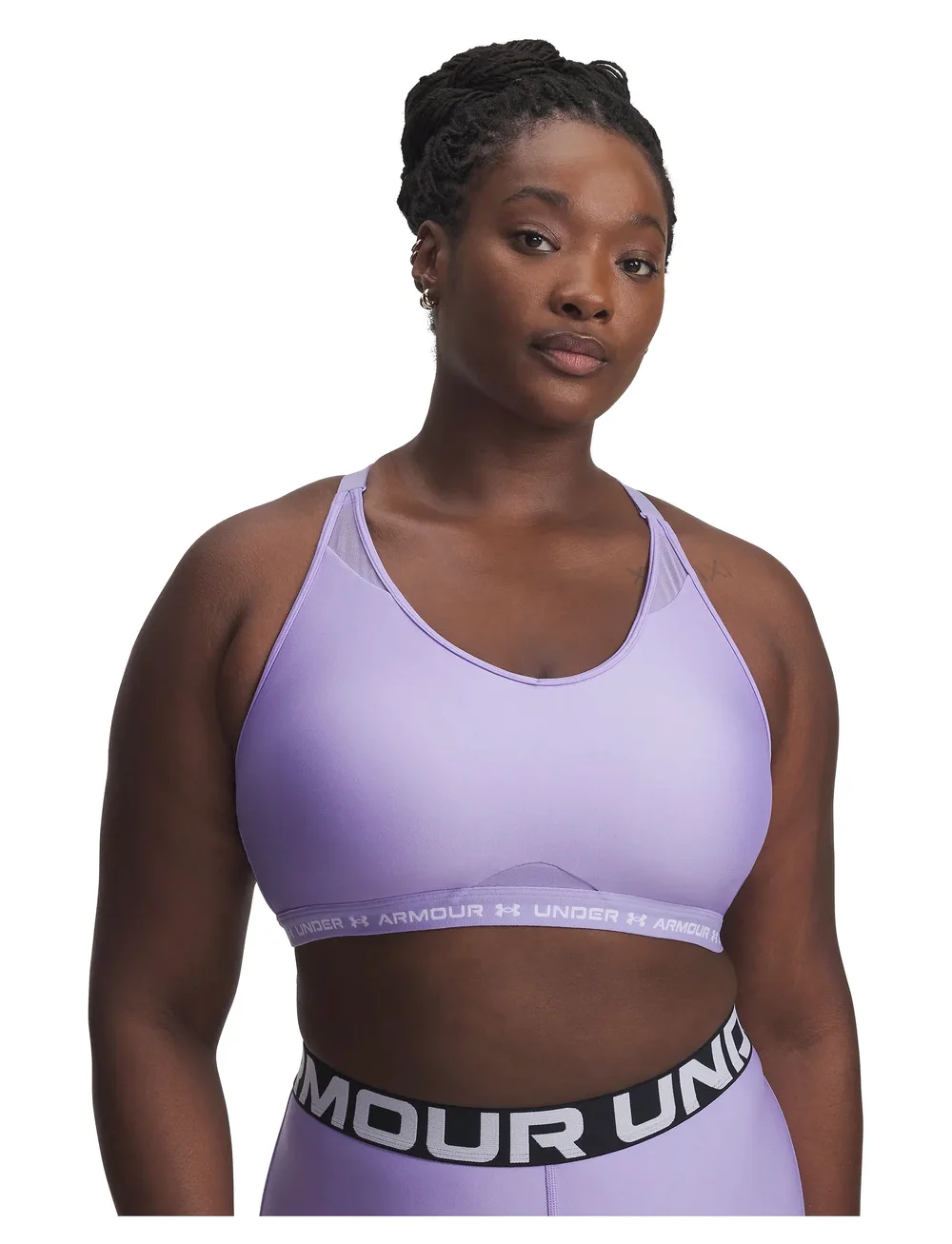 Under Armour - UA Crossback Low Bra - sport bh:ar - transparent - 0