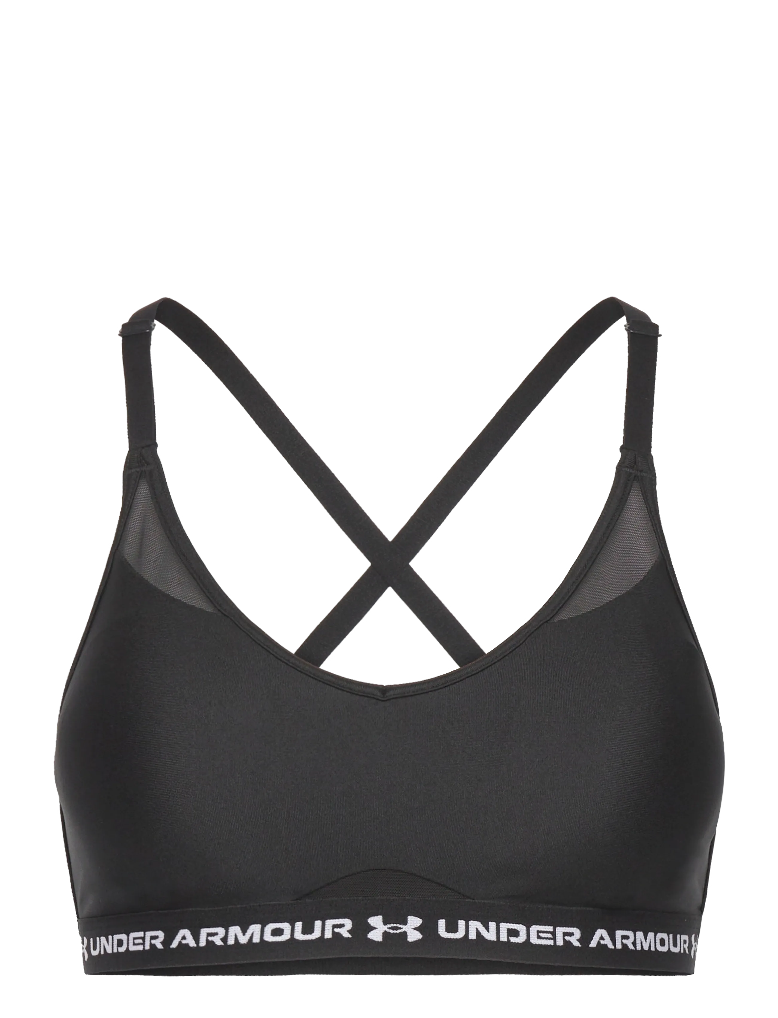 UA Crossback Low Bra - ULTIMATE BLACK