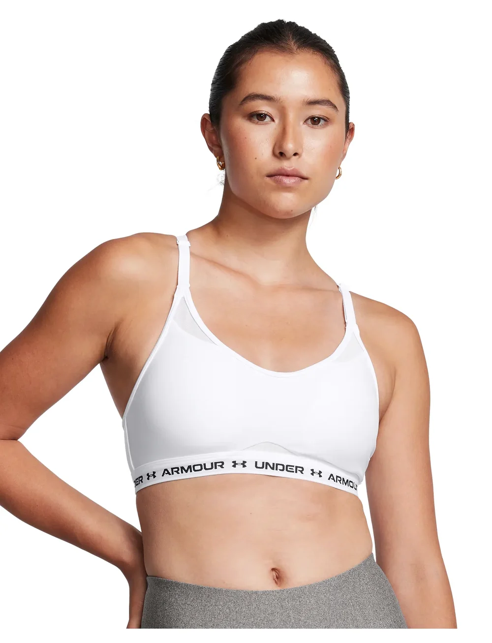 Under Armour - UA Crossback Low Bra - sport bh:ar - white - 0