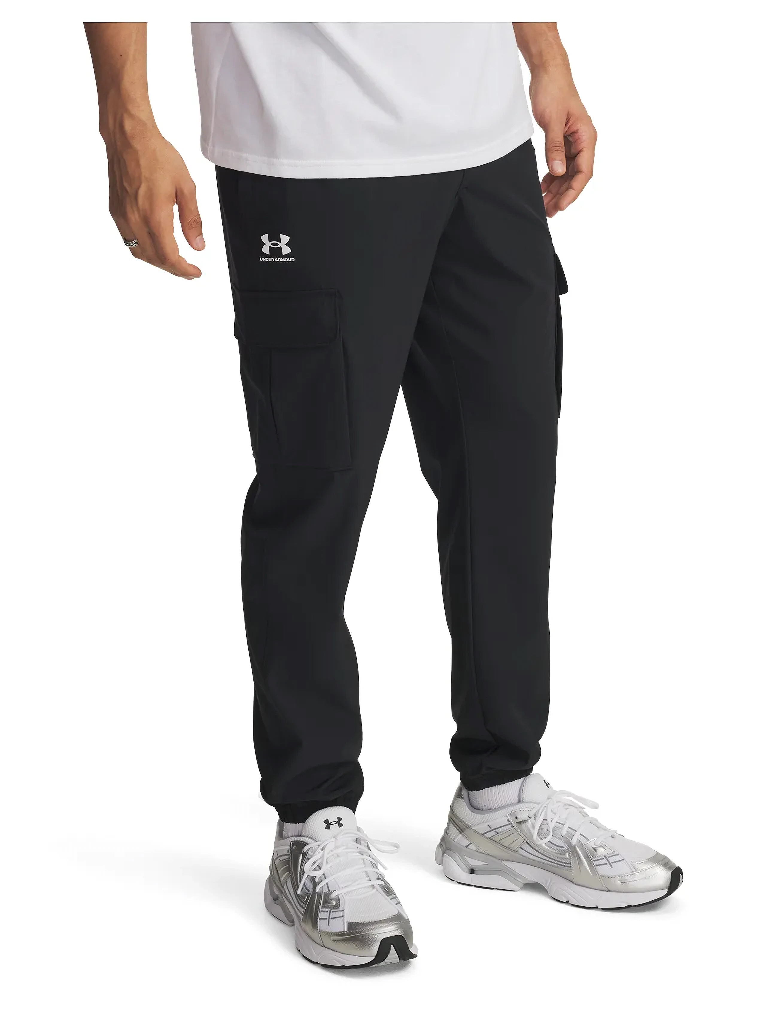 Under Armour Ua Vibe Woven Cargo Pants, Mænd, Cargo Bukser, Sort, Str: S