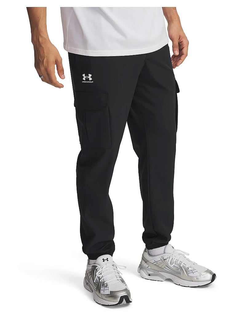Under Armour - UA Vibe Woven Cargo Pants - träningsbyxor - black - 0