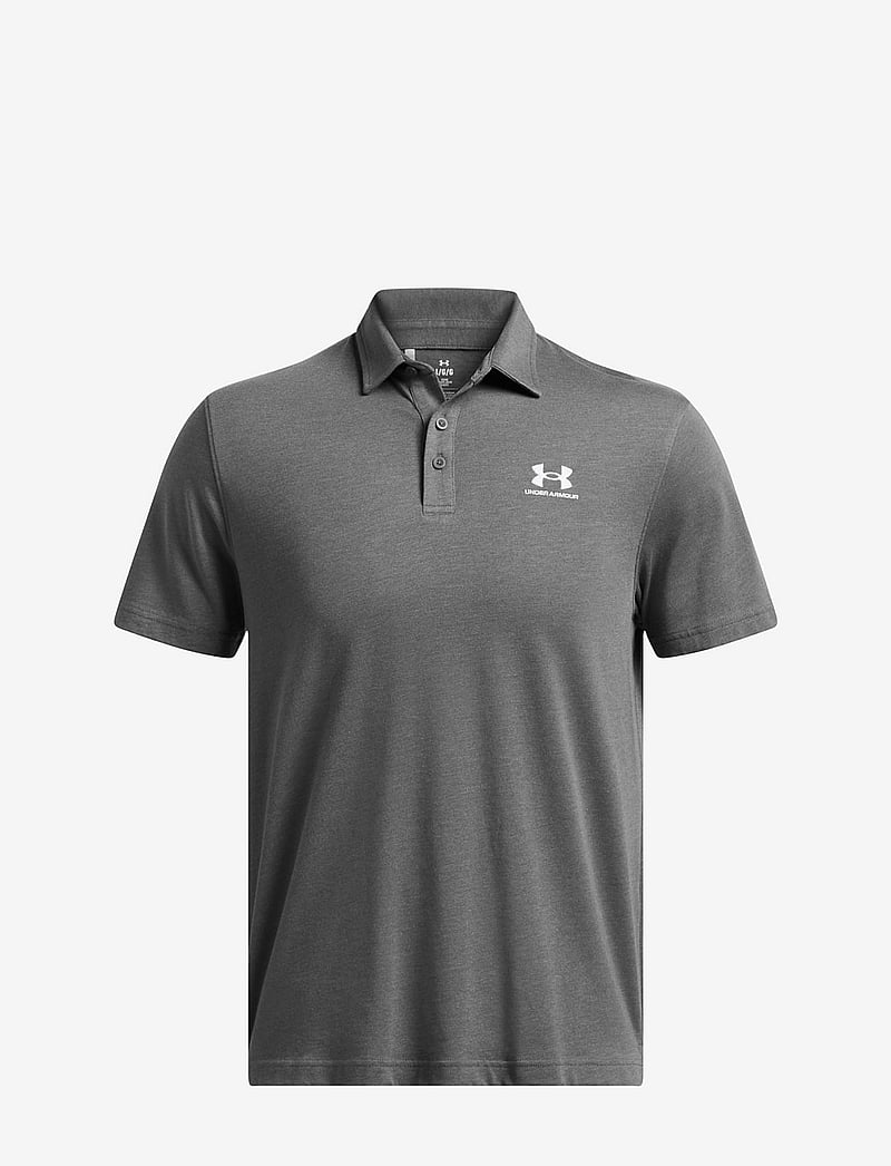 Under Armour - UA Icon Polo - toppe & t-shirts - castlerock light heather - 1