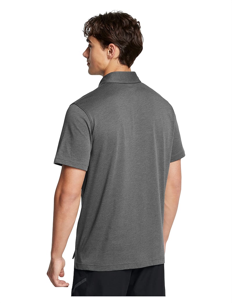 Under Armour - UA Icon Polo - toppe & t-shirts - castlerock light heather - 3