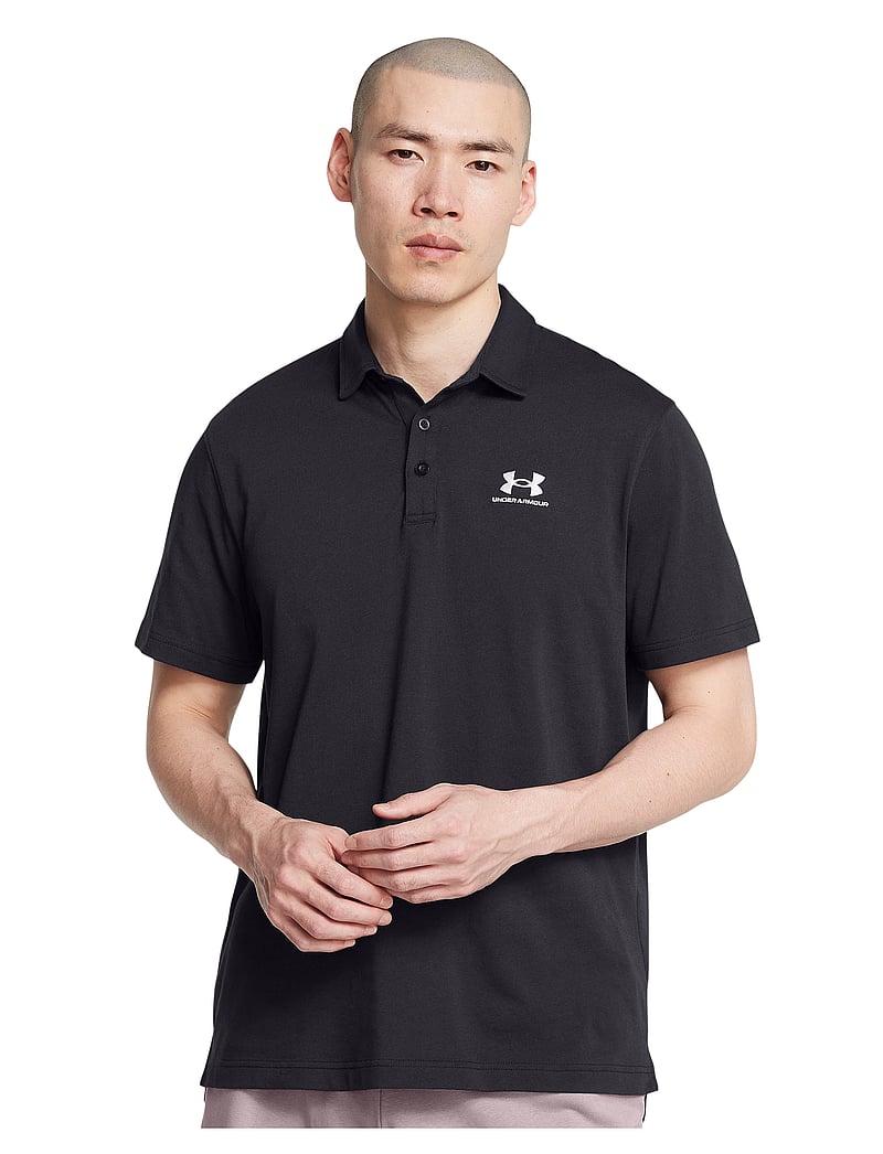 Under Armour - UA Icon Polo - toppe & t-shirts - black - 0