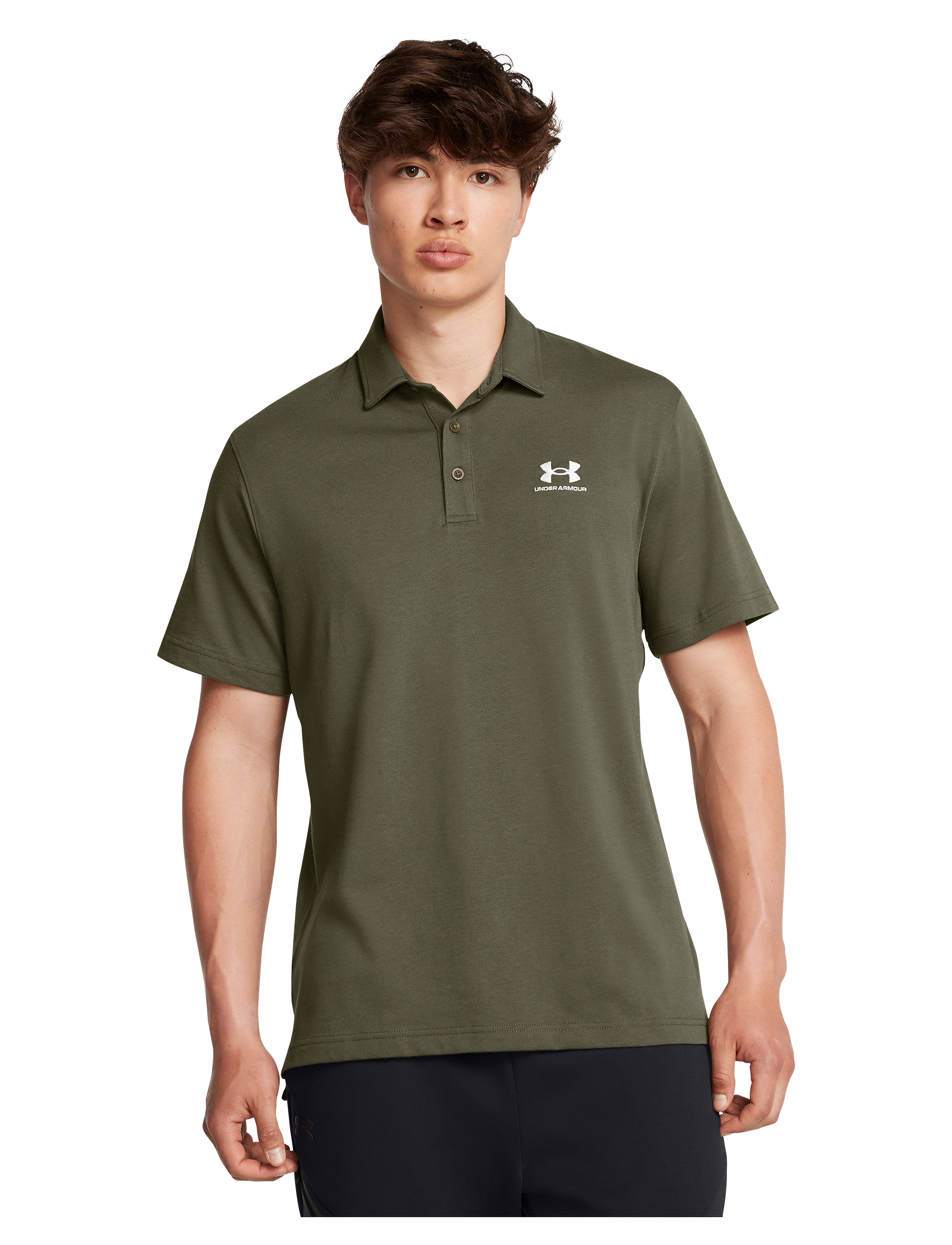 Under Armour Ua Icon Polo, Mænd, Polo T-shirt, Kakigrøn, Str: M