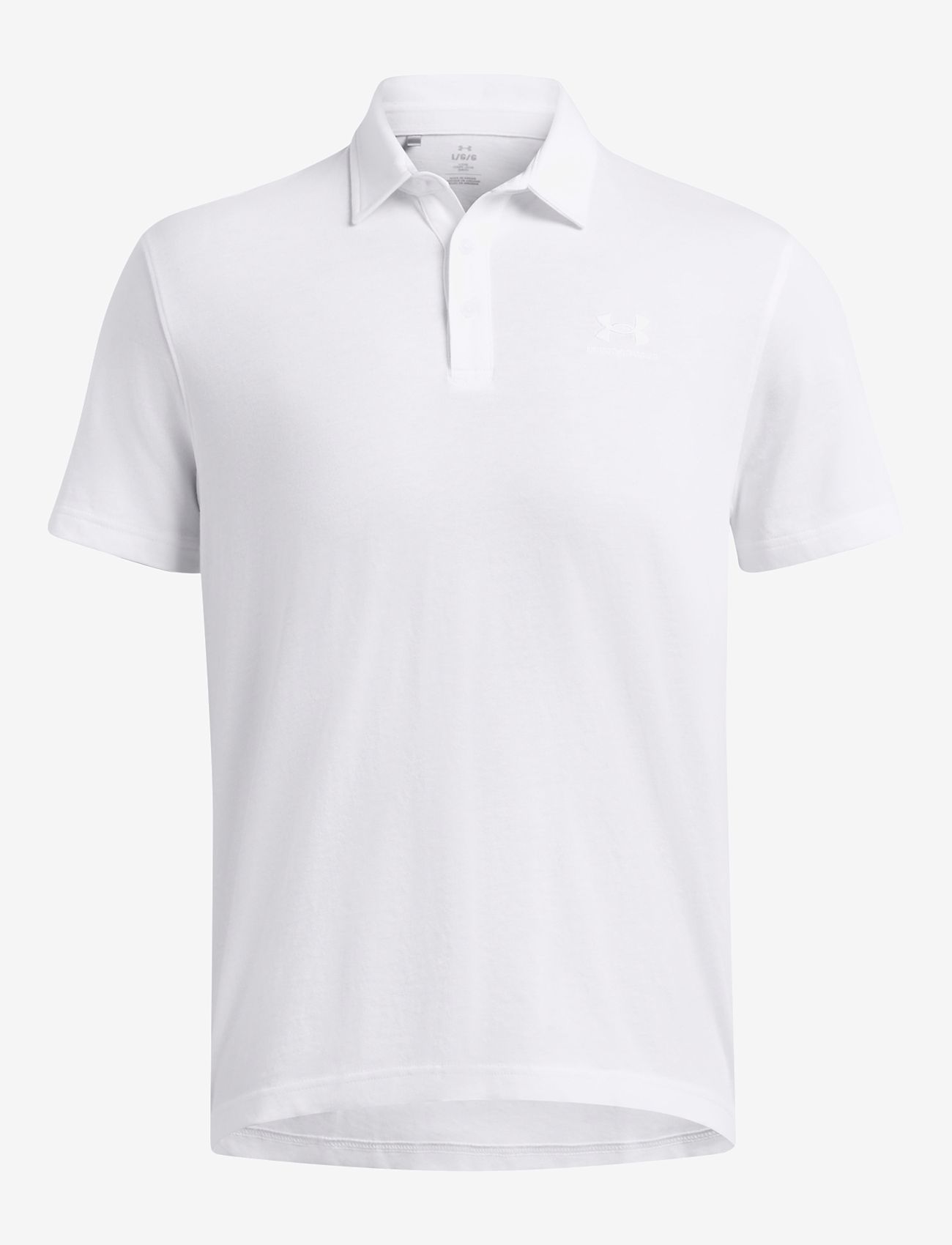 Under Armour - UA Icon Polo - toppar & t-shirts - white - 1