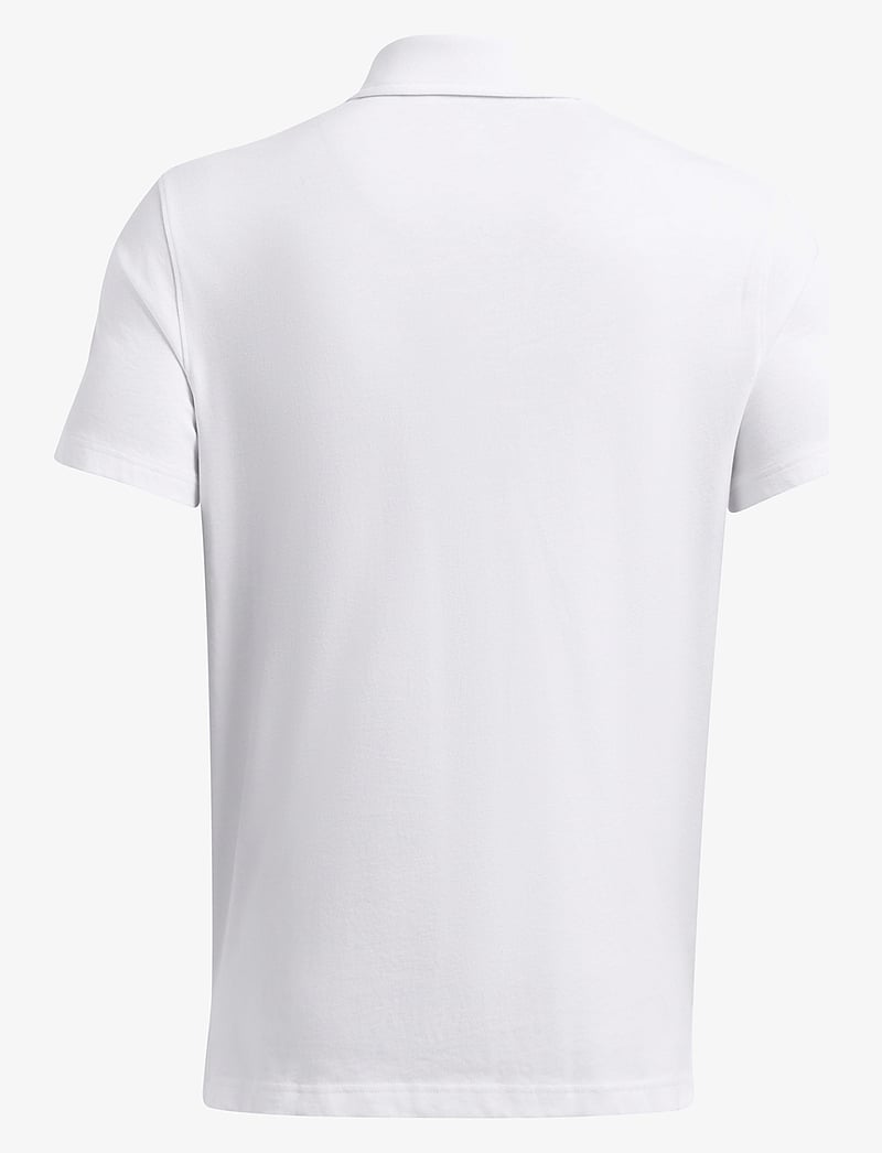 Under Armour - UA Icon Polo - toppar & t-shirts - white - 2