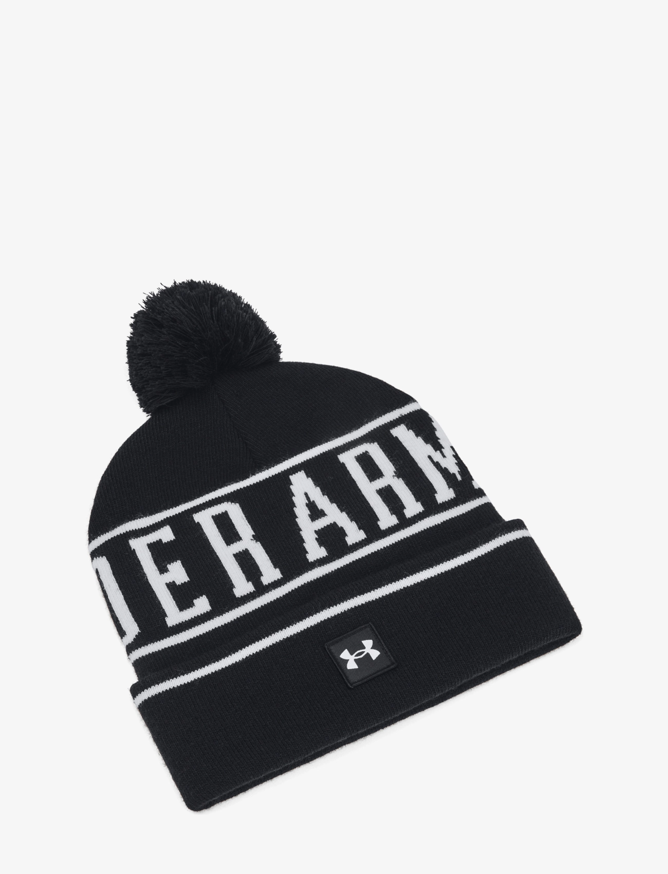 Under Armour M Halftime Pom Beanie - Beanies - BLACK / black