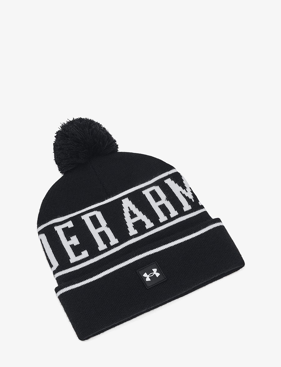 Under Armour - M Halftime Pom Beanie - beanie mütsid - black - 1