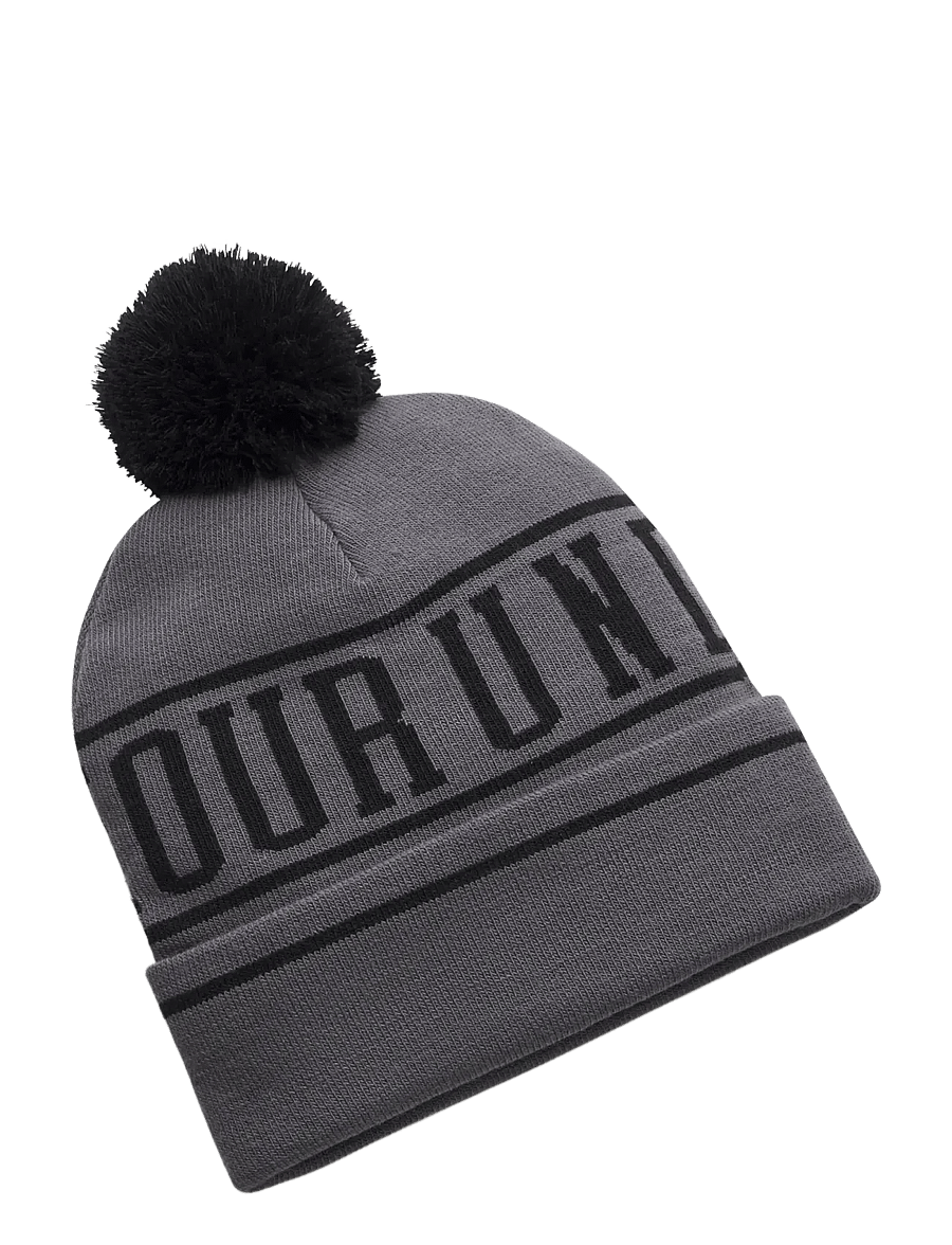 Under Armour - M Halftime Pom Beanie - beanie mütsid - castlerock - 1