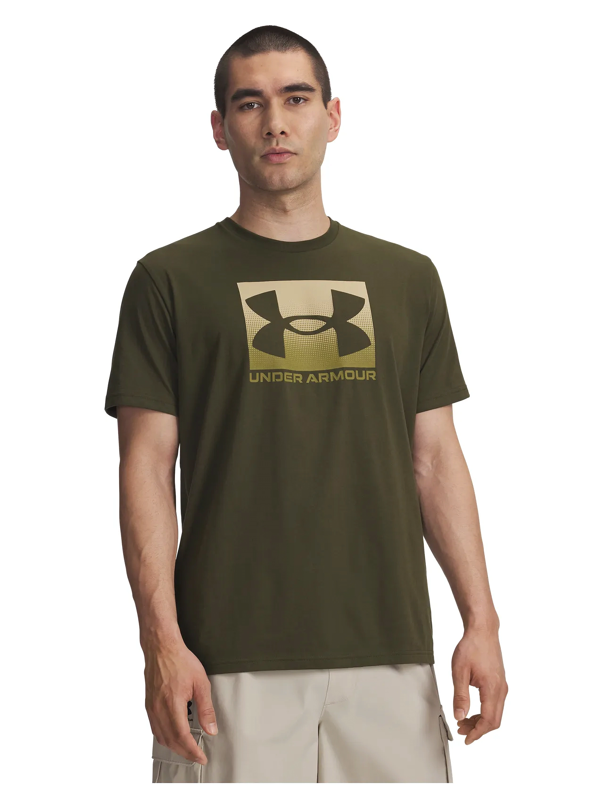 Under Armour UA M BOXED SPORTS UPDATED SS - T-Shirts - EXPEDITION GREEN / green