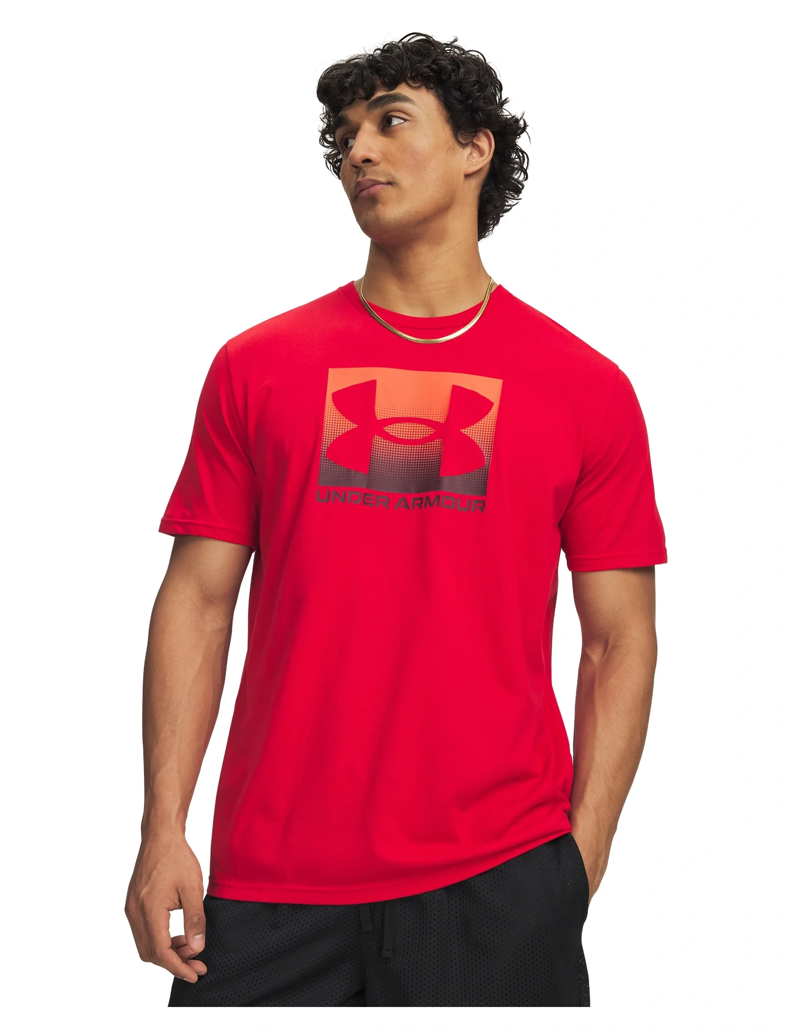 Under Armour UA M BOXED SPORTS UPDATED SS - T-Shirts - RED / red