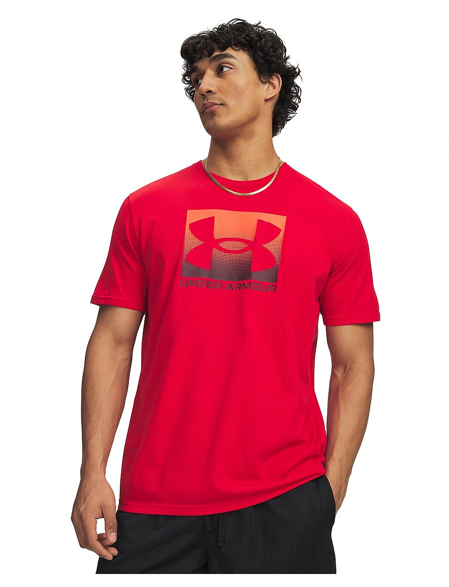 Under Armour - UA M BOXED SPORTS UPDATED SS - tops & t-shirts - red - 0