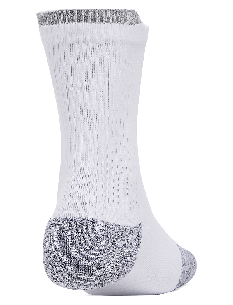 Under Armour - UA Velociti Run Cush 3p Crew - träningsstrumpor - white - 1