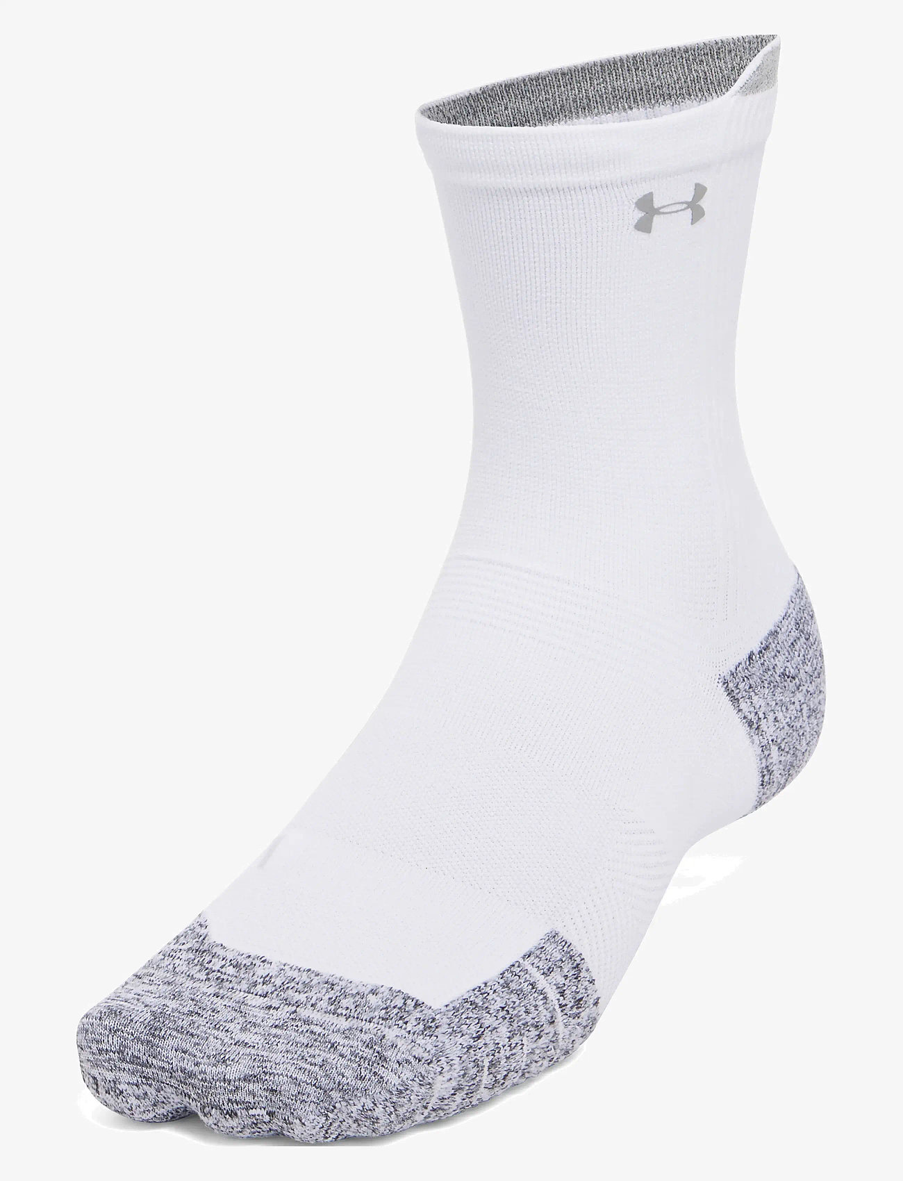 Under Armour - UA Velociti Run Cush 3p Crew - träningsstrumpor - white - 2