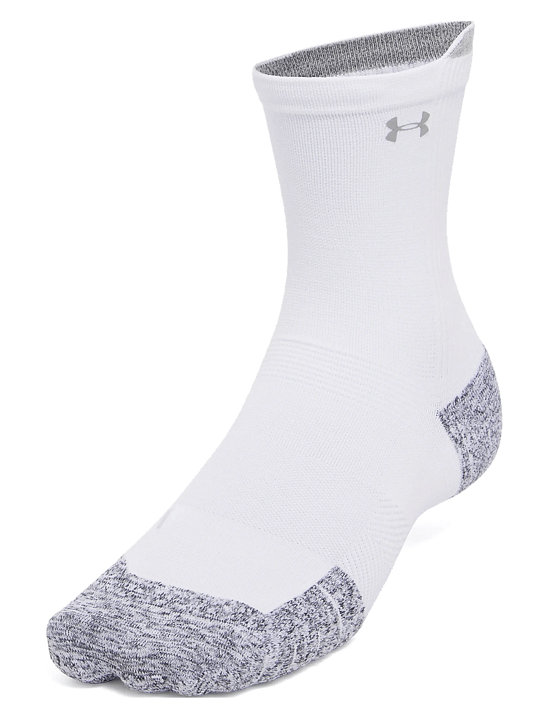 Under Armour - UA Velociti Run Cush 3p Crew - träningsstrumpor - white - 2