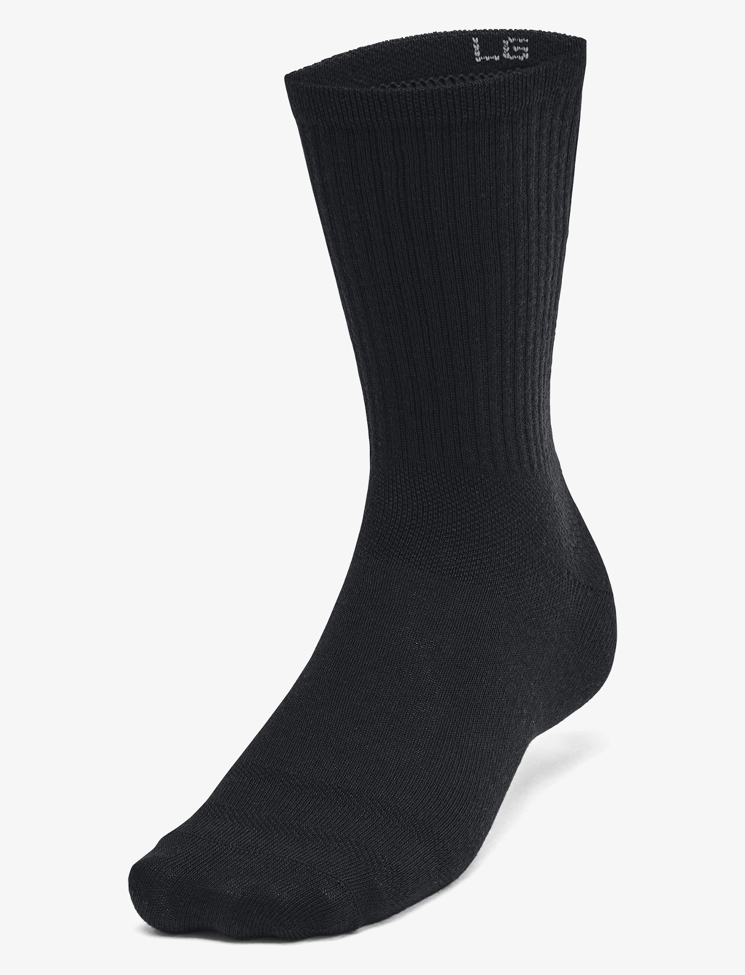 Under Armour - UA Essential 6pk Crew - träningsstrumpor - black - 1