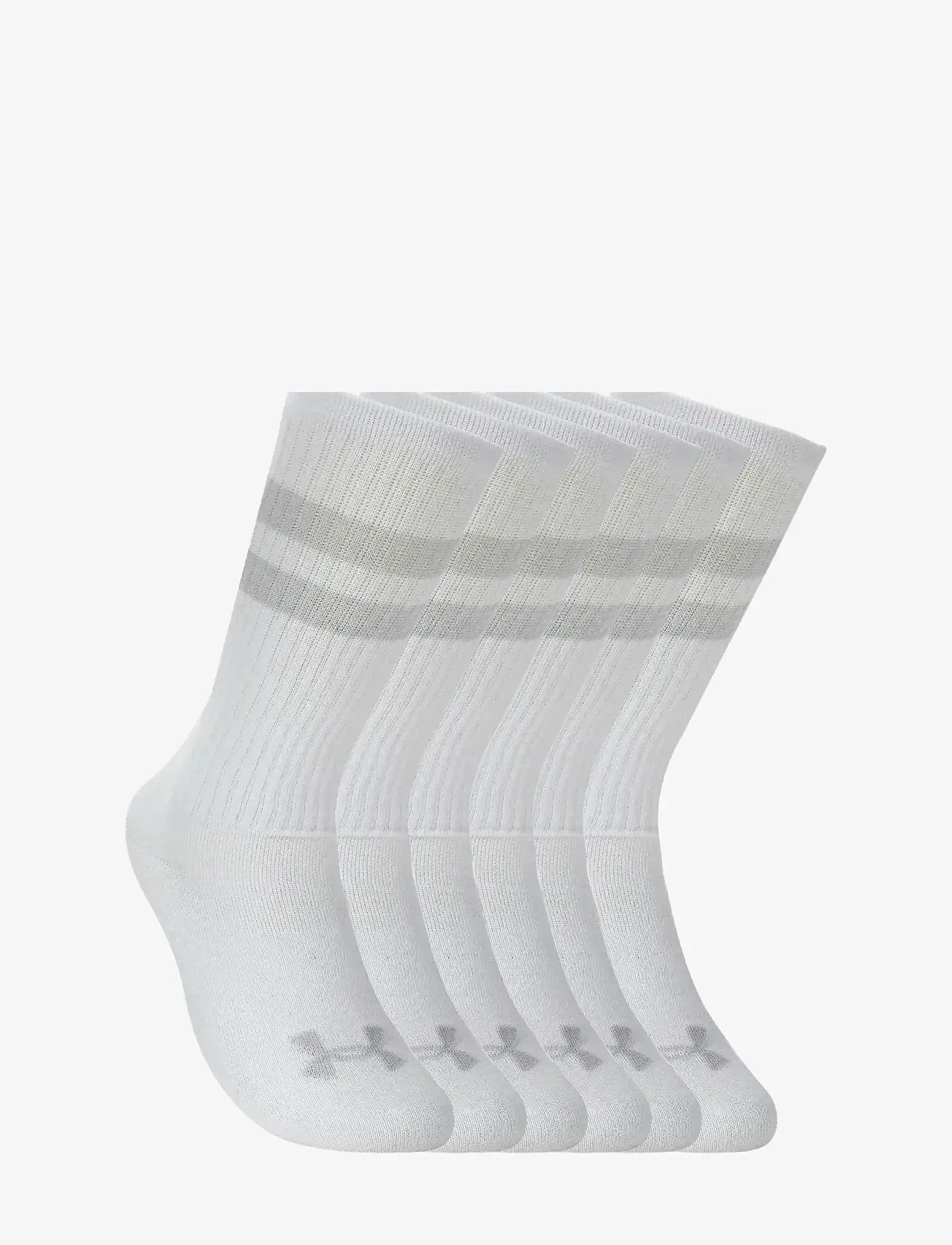 Under Armour - UA Essential 6pk Crew - laveste priser - white - 5