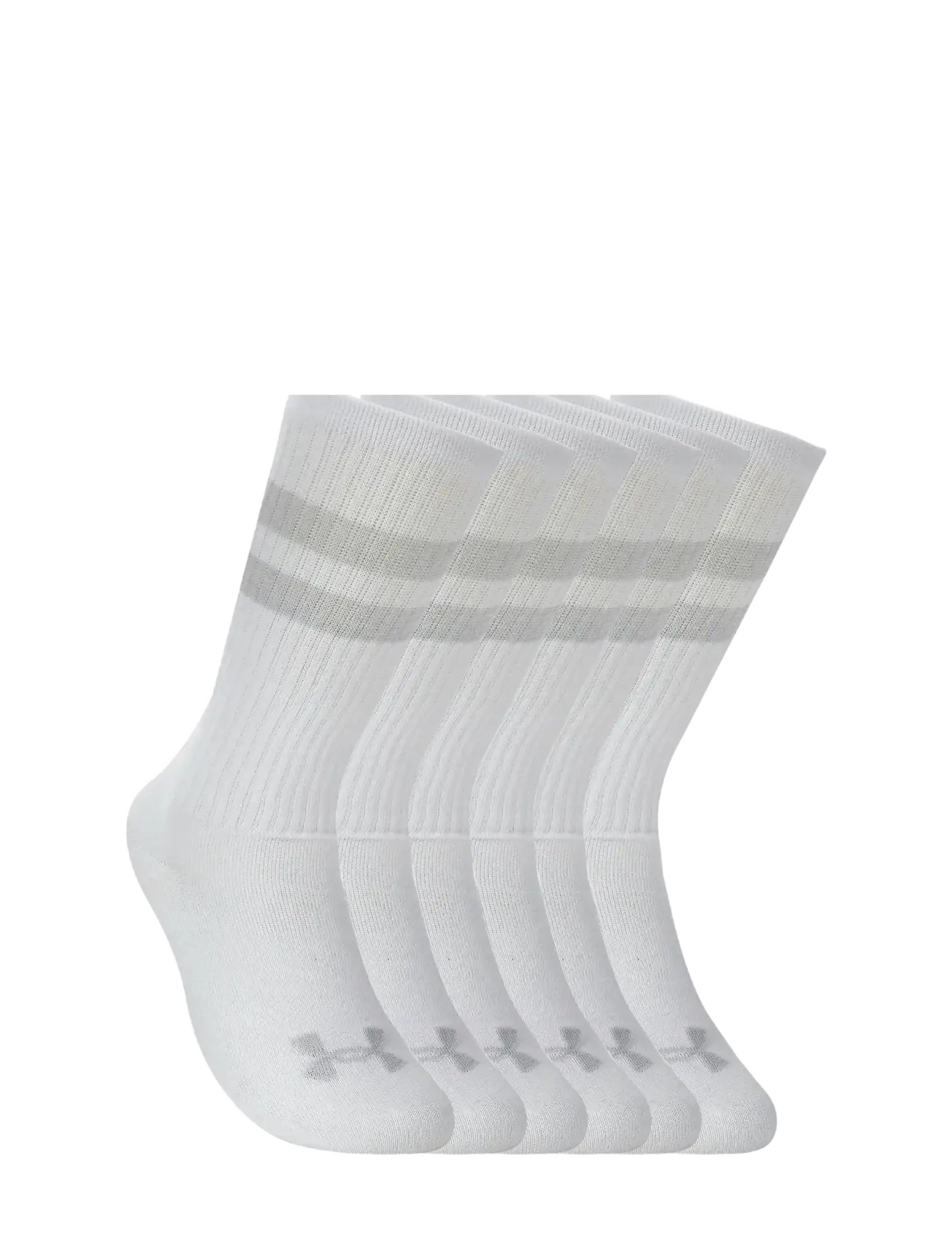 Under Armour - UA Essential 6pk Crew - alhaisimmat hinnat - white - 5