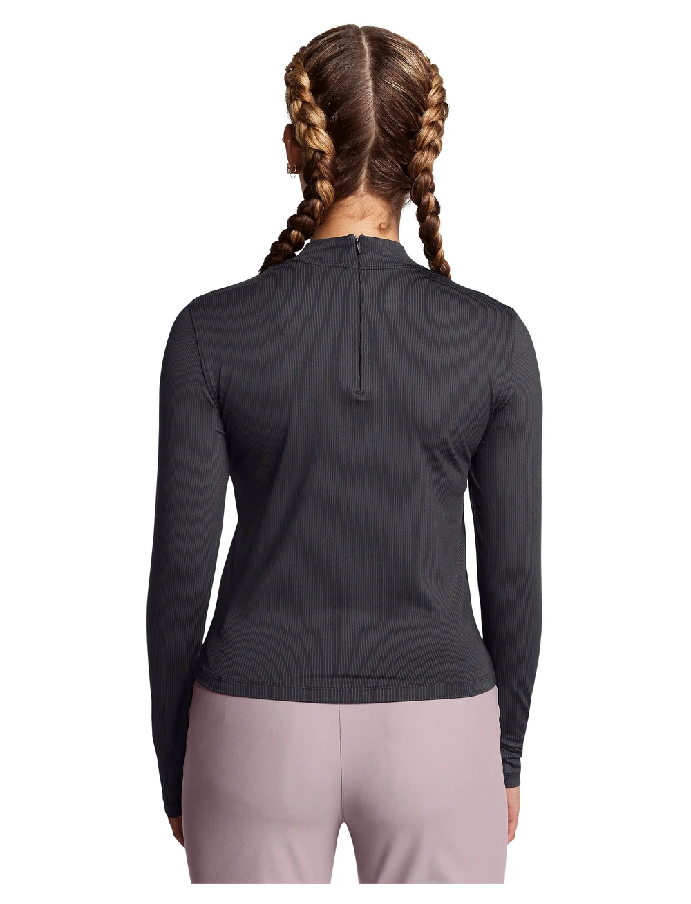 Under Armour - UA Drive LS Mock - langærmede t-shirts - black - 3