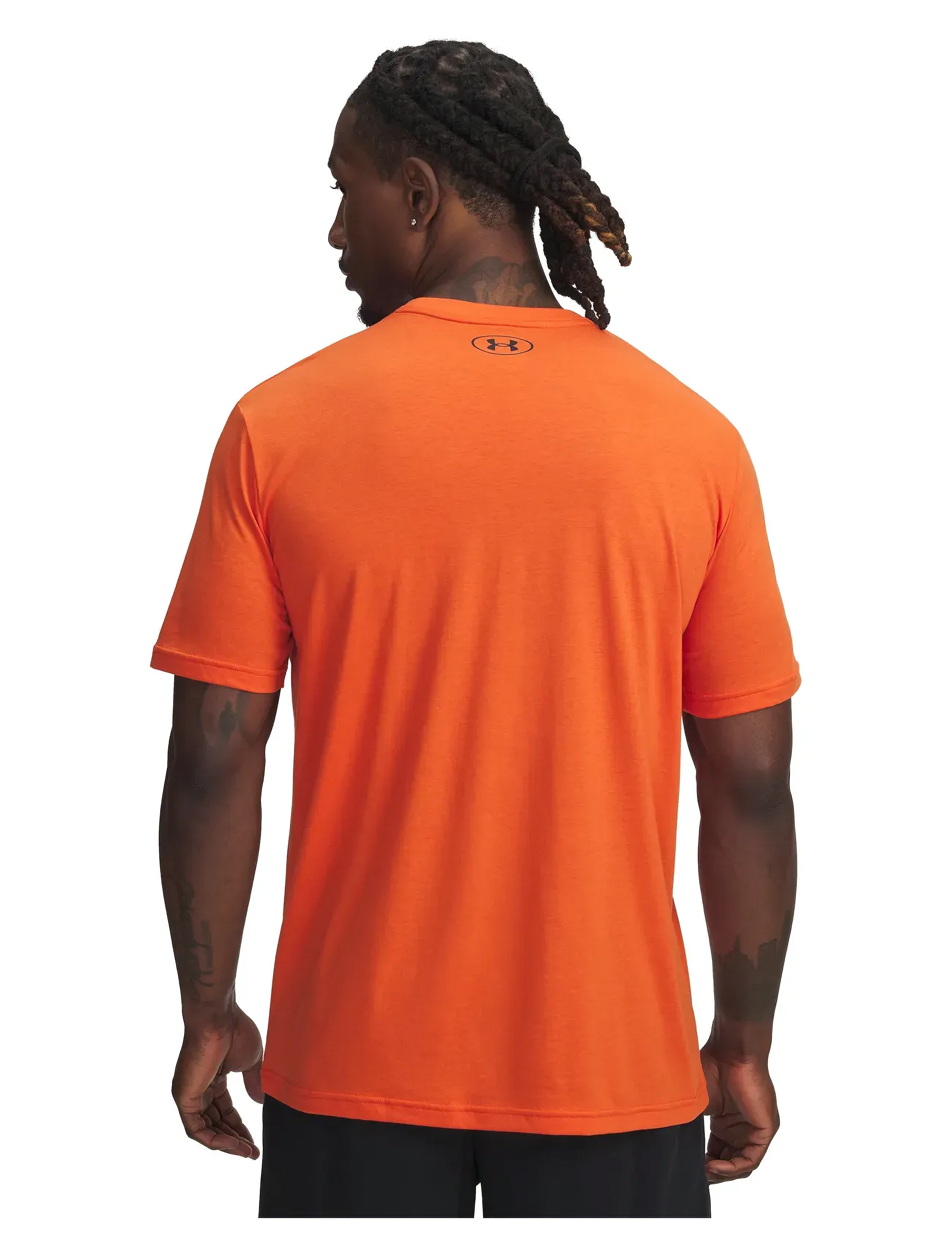 Under Armour - UA Pjt Rck Simple Branded SS - orange base - 3