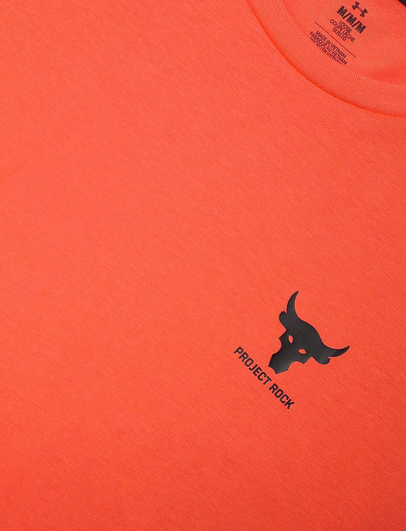 Under Armour - UA Pjt Rck Simple Branded SS - t-shirts - orange base - 5