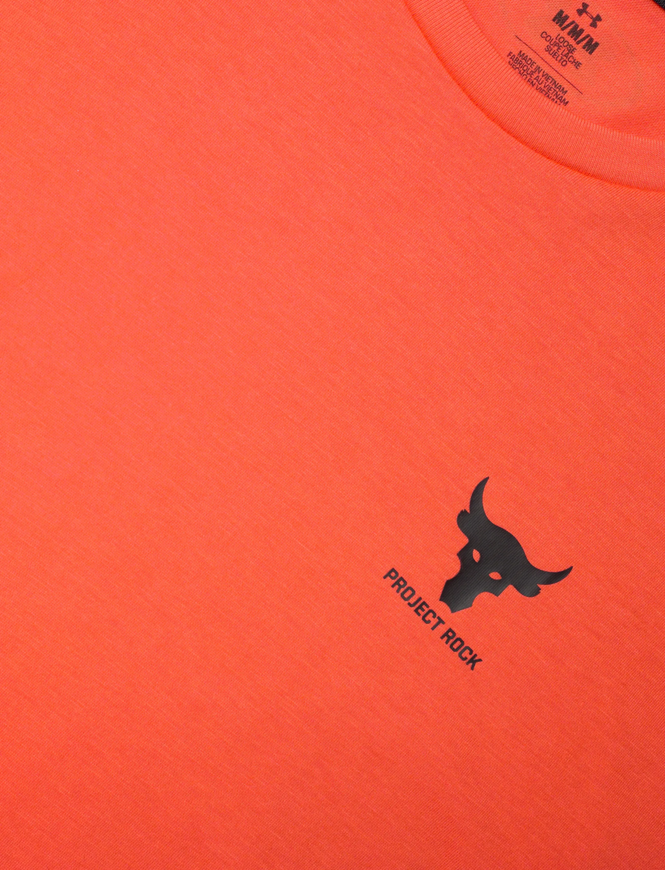 Under Armour - UA Pjt Rck Simple Branded SS - orange base - 5
