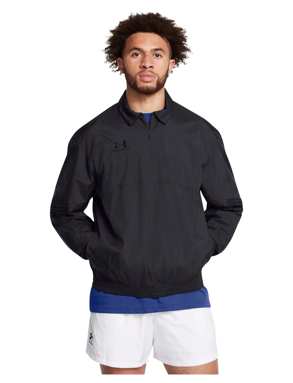 Under Armour - UA M's 96 Terrace Drill Top - sportsjakker - black - 0