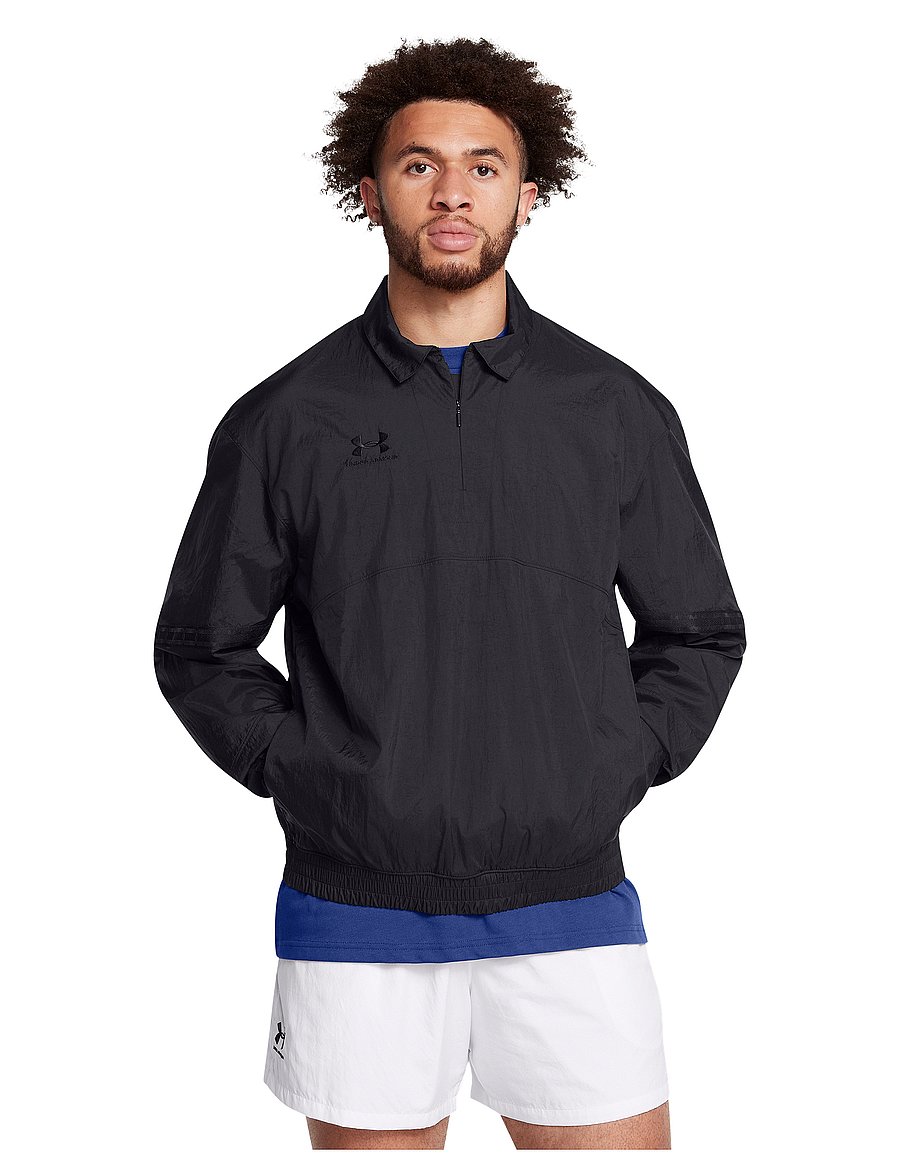Under Armour - UA M's 96 Terrace Drill Top - Íþróttajakkar - black - 0