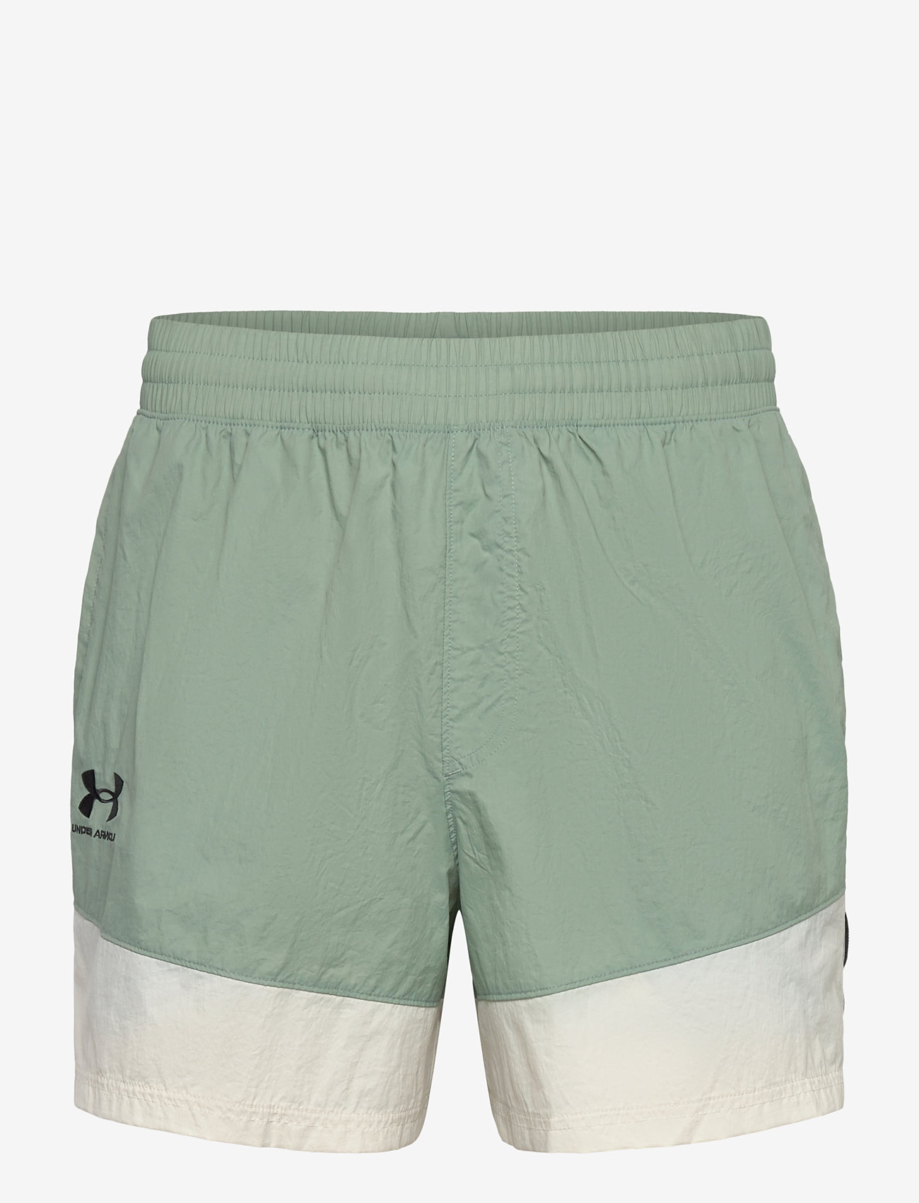 Under Armour - UA M's 96 Terrace Wvn Shorts - träningsshorts - silica green - 1