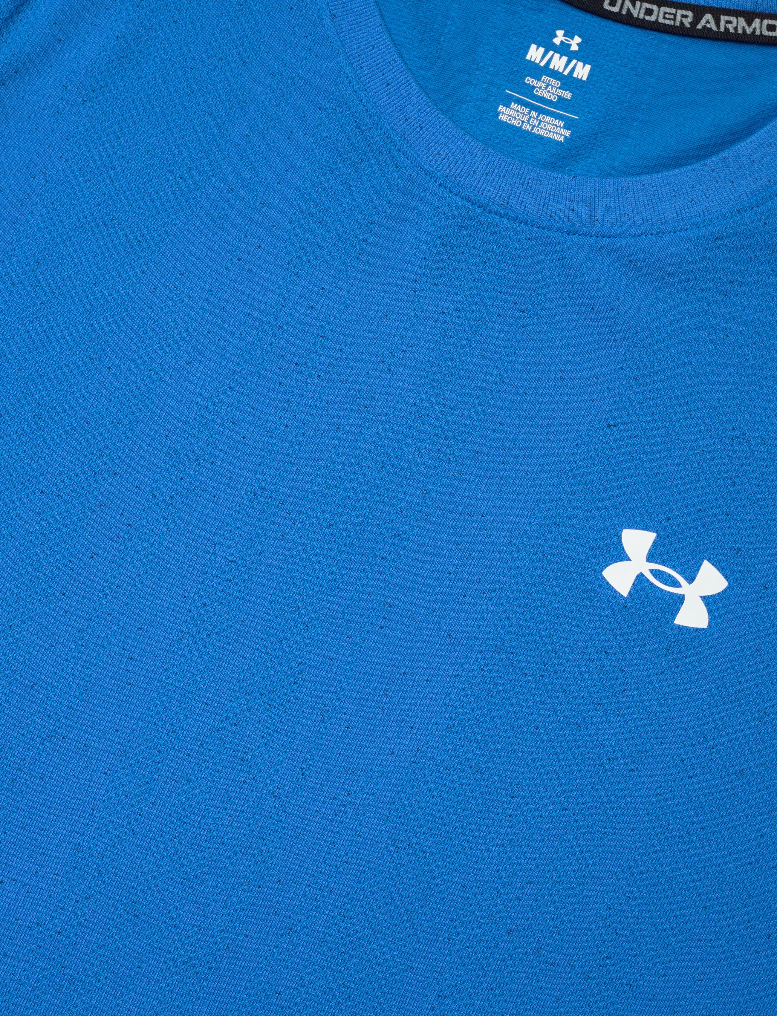 Under Armour - Vanish Seamless Novelty SS - blue atlantis - 2