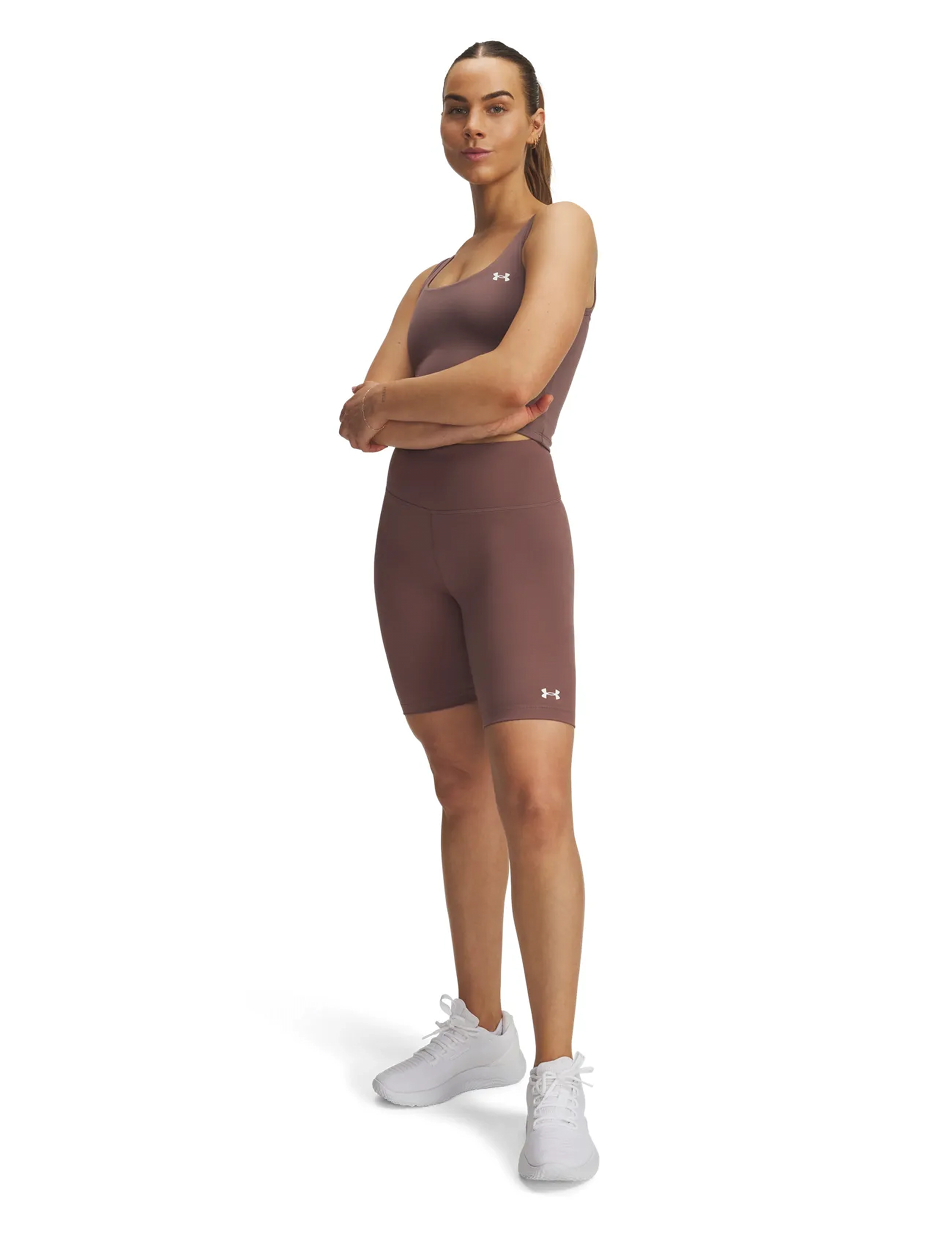 Under Armour - Motion Bike Short EMEA - shorts - sierra taupe - 4