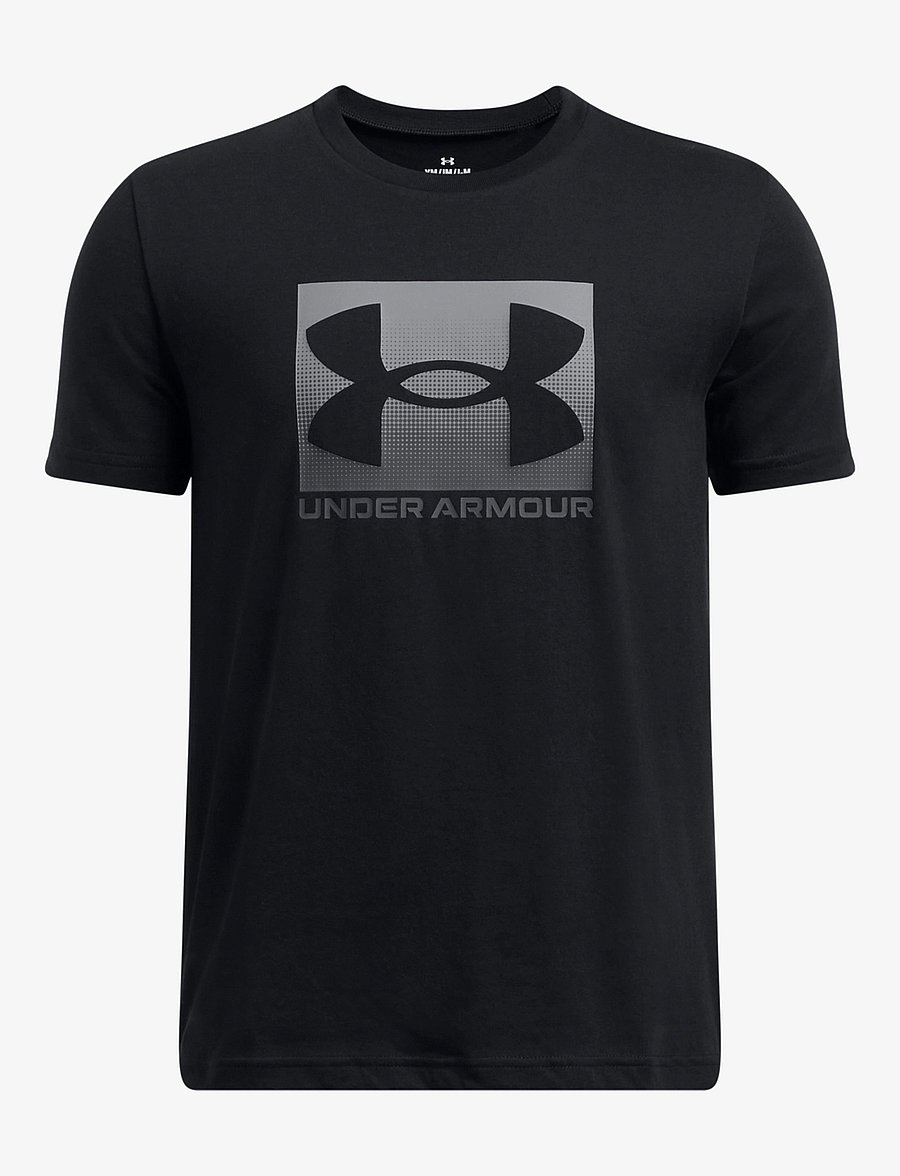 Under Armour - UA B BOXED SPORTS UPDATE SS - topy sportowe - black - 0