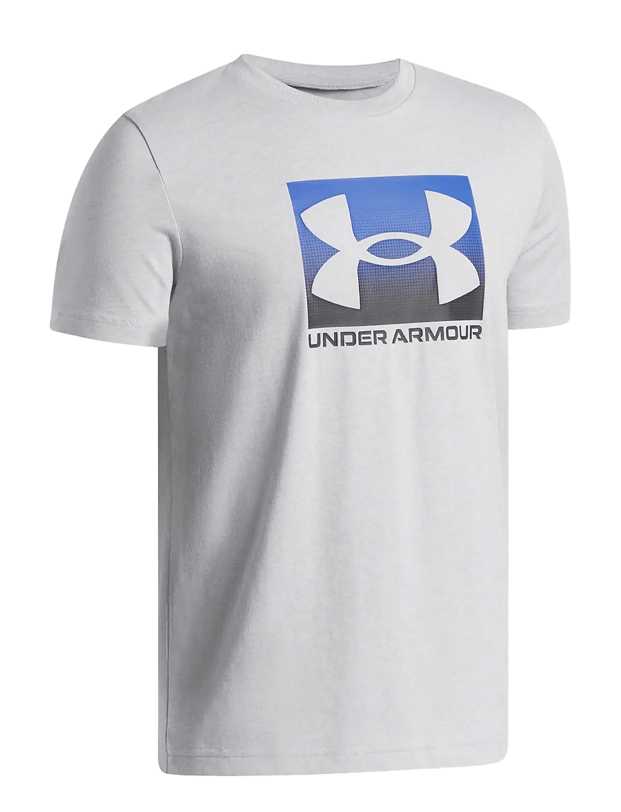 Under Armour - UA B BOXED SPORTS UPDATE SS - topy sportowe - mod gray light heather - 2