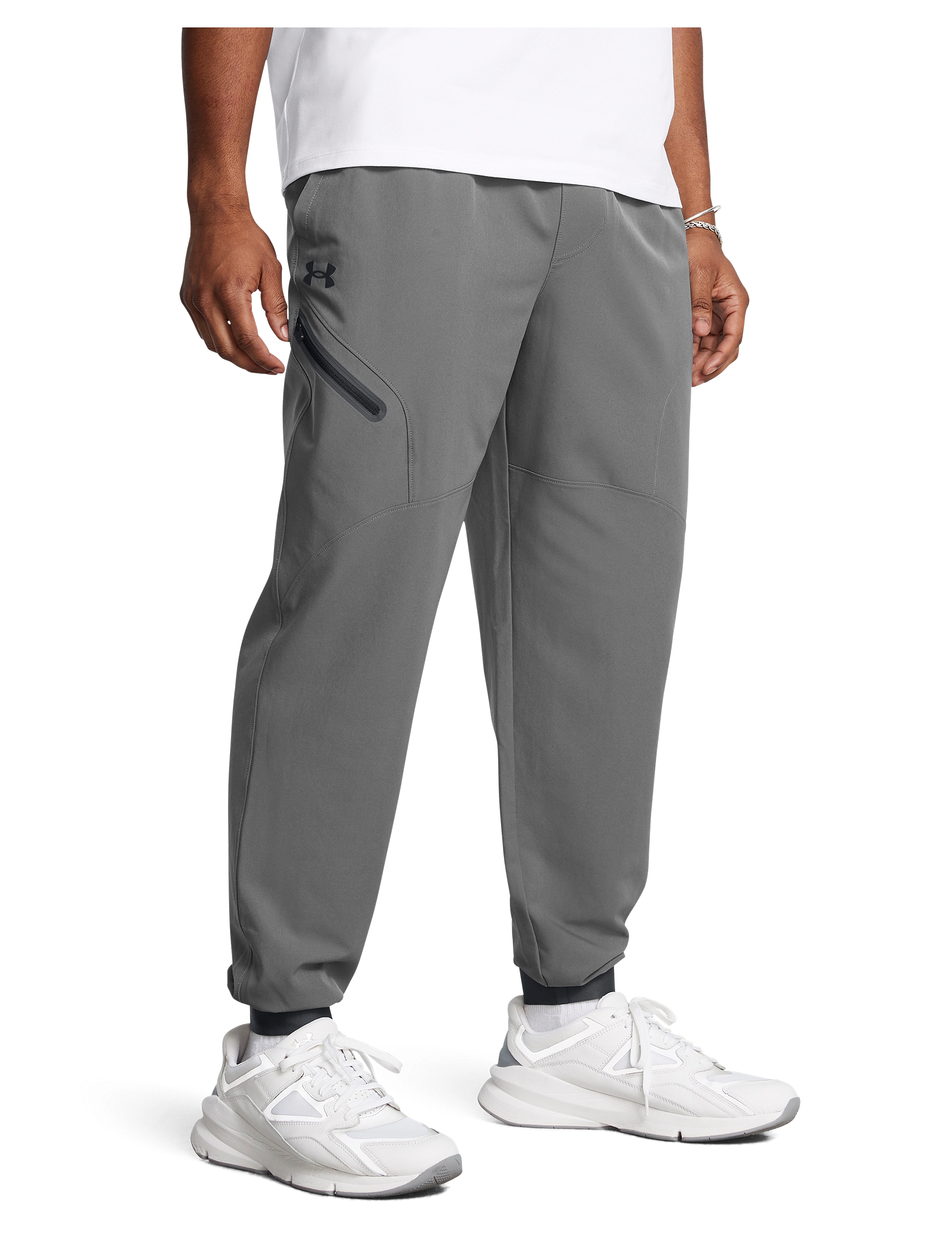 Under Armour Ua Unstoppable Woven Jogger, XS, Grey, Sport Pants > Sport Training Pants, Herre