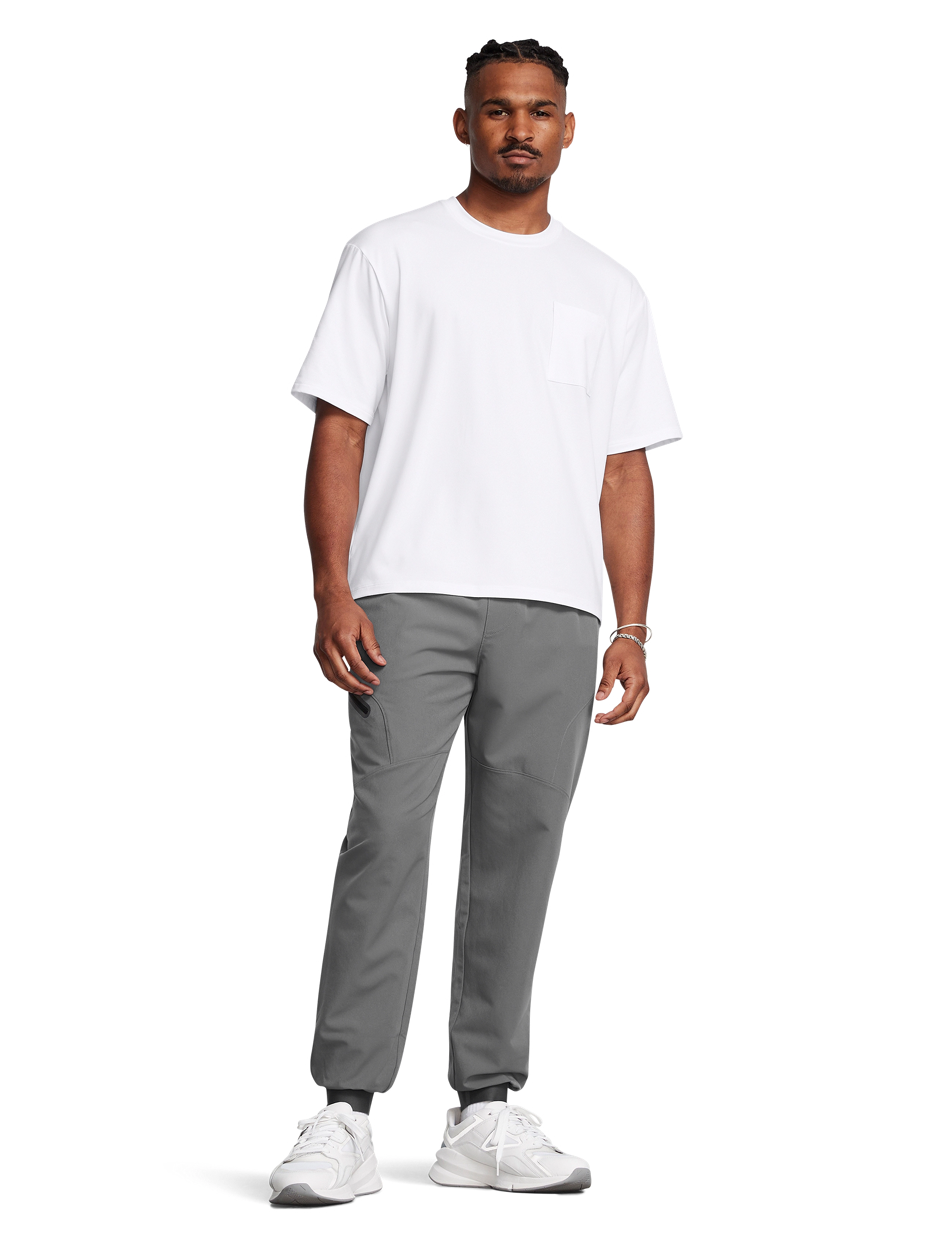Under Armour - UA Unstoppable Woven Jogger - sport - castlerock - 4