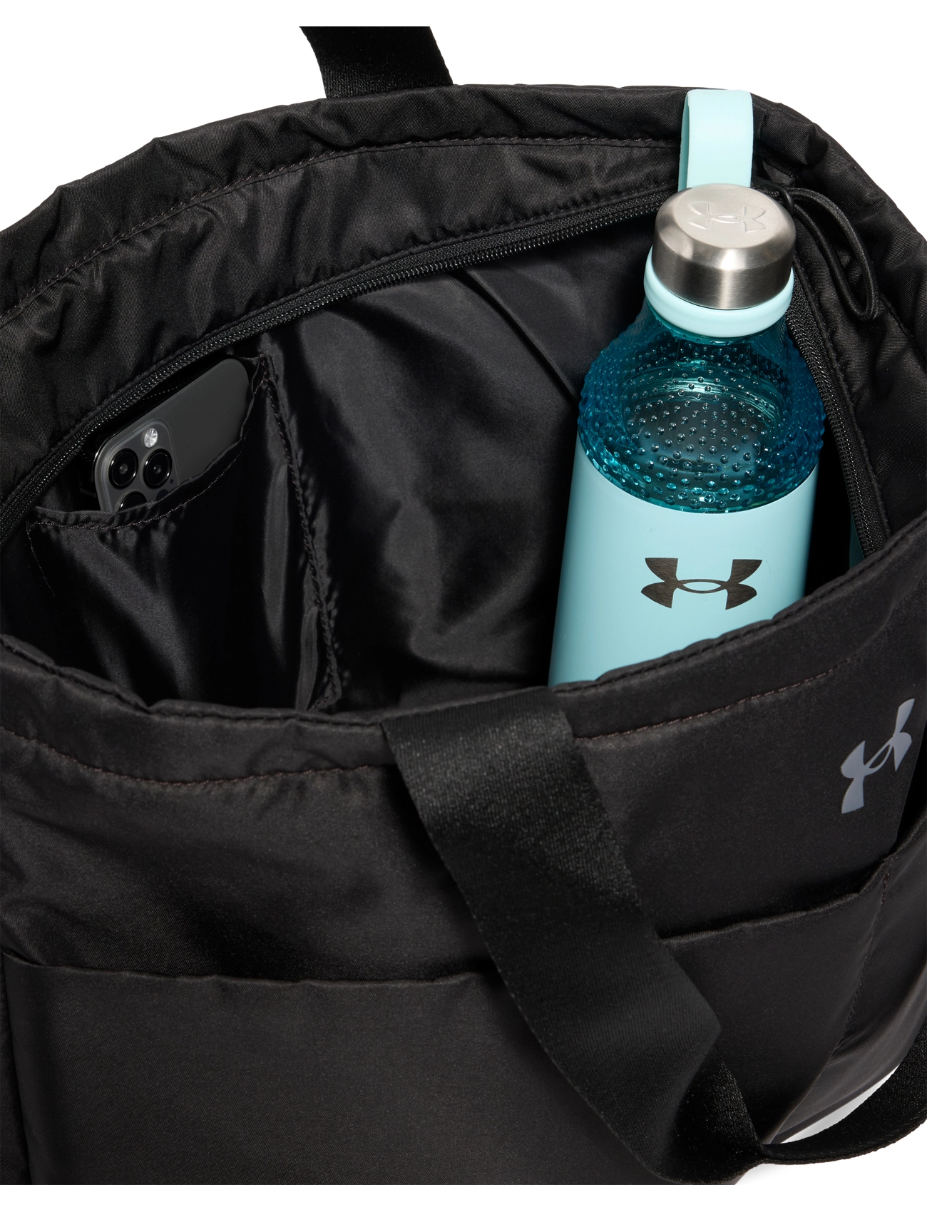 Under Armour - UA Studio Lite Tote - crossbody & bum bags - black - 4