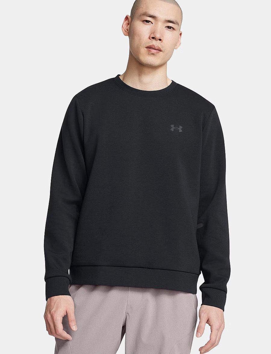 Under Armour - UA Unstoppable Flc Crew EU - black - 0