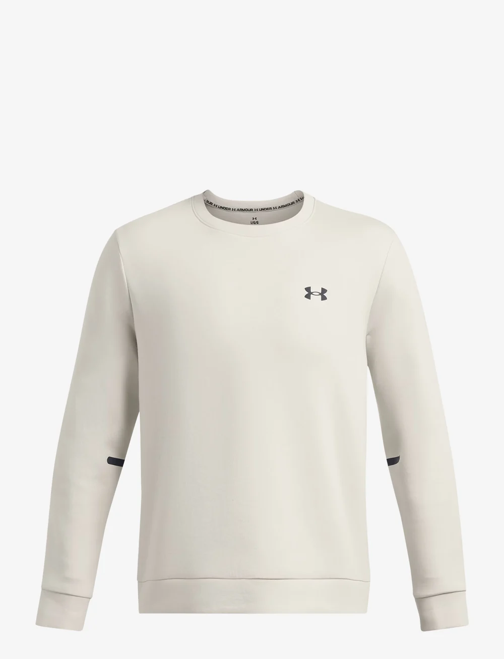 Under Armour - UA Unstoppable Flc Crew EU - sweaters - summit white - 1