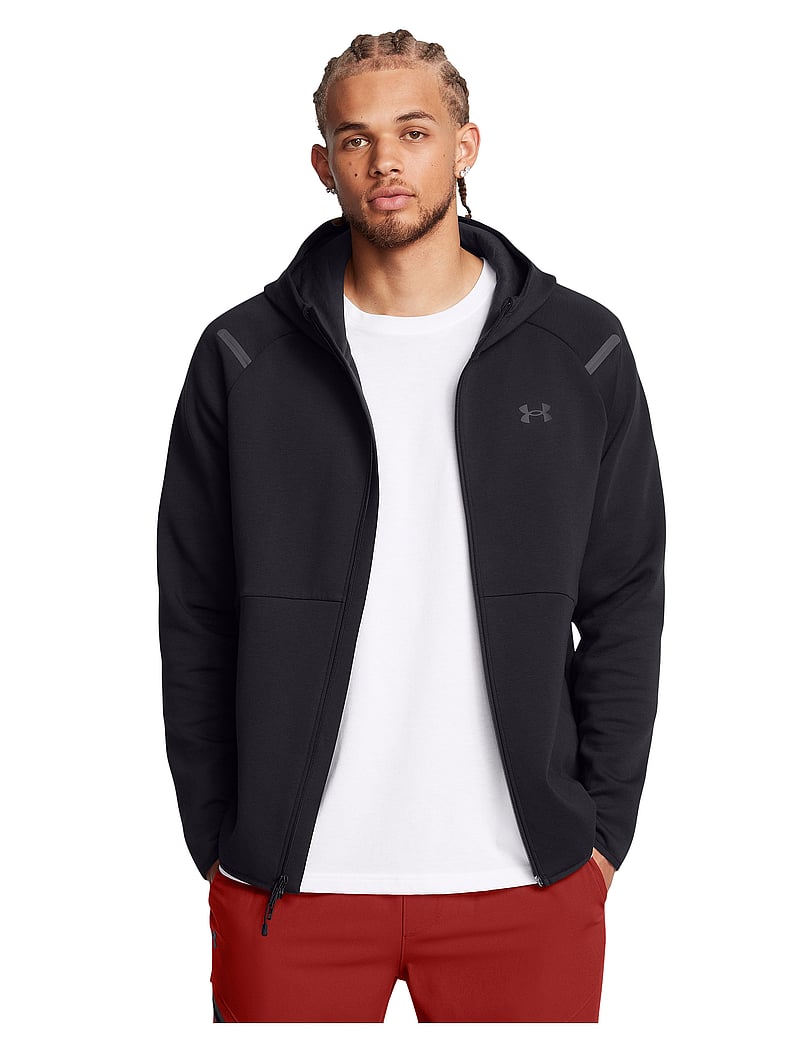 Under Armour - UA Unstoppable Flc FZ HD EU - overdele - black - 0