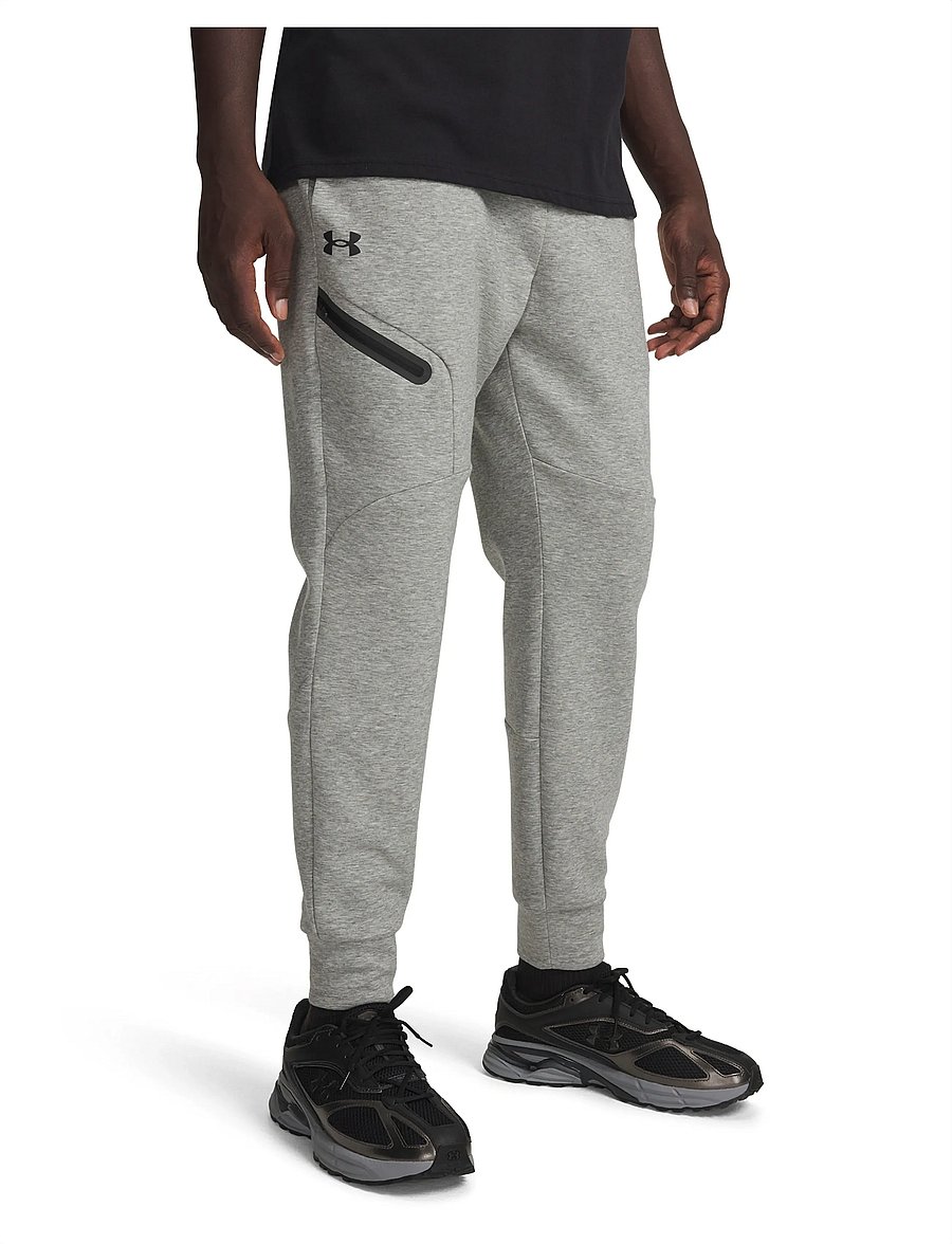 Under Armour - UA Unstoppable Flc Jgr EU - hosen - mod gray - 0