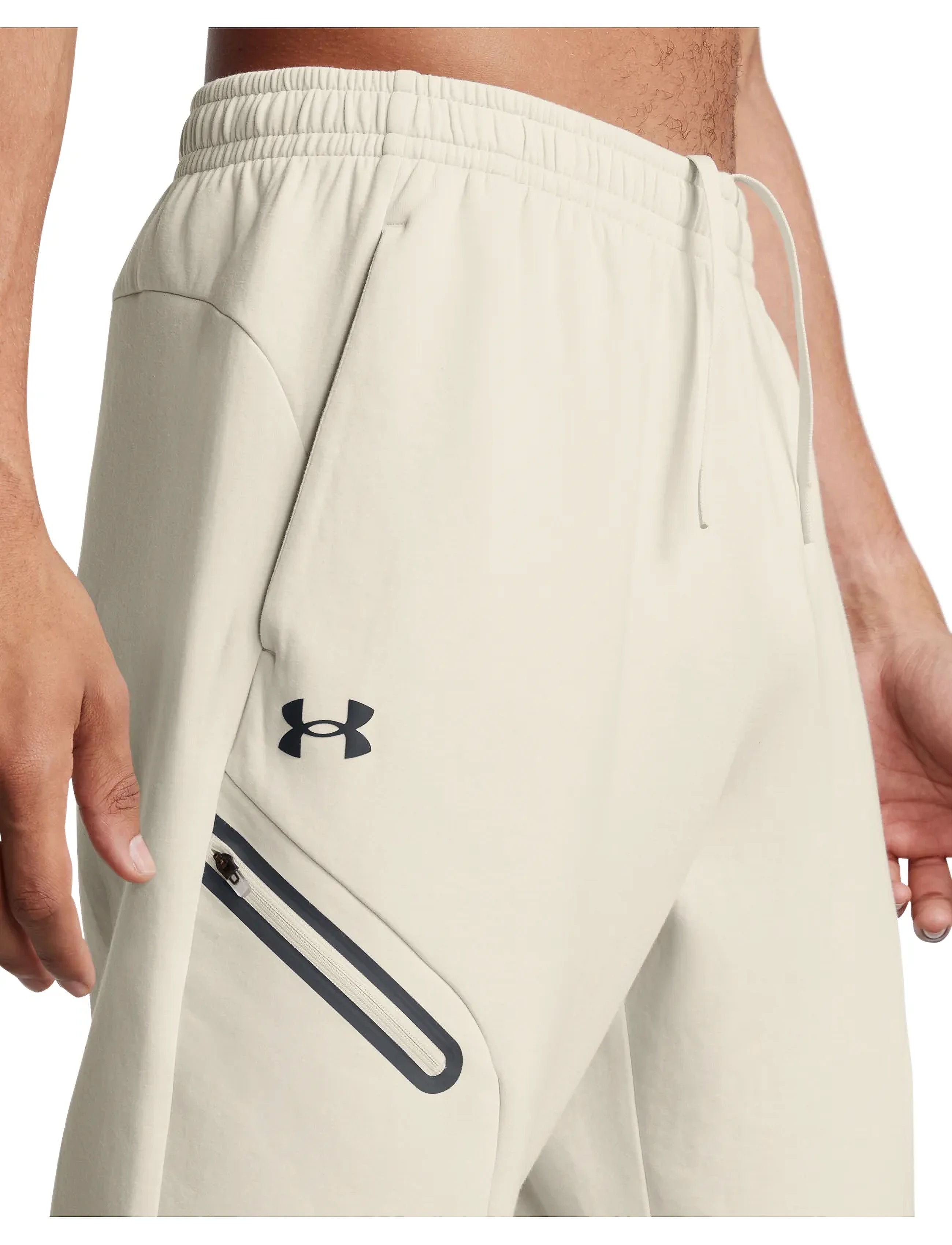 Under Armour - UA Unstoppable Flc Jgr EU - jogginghosen - summit white - 5