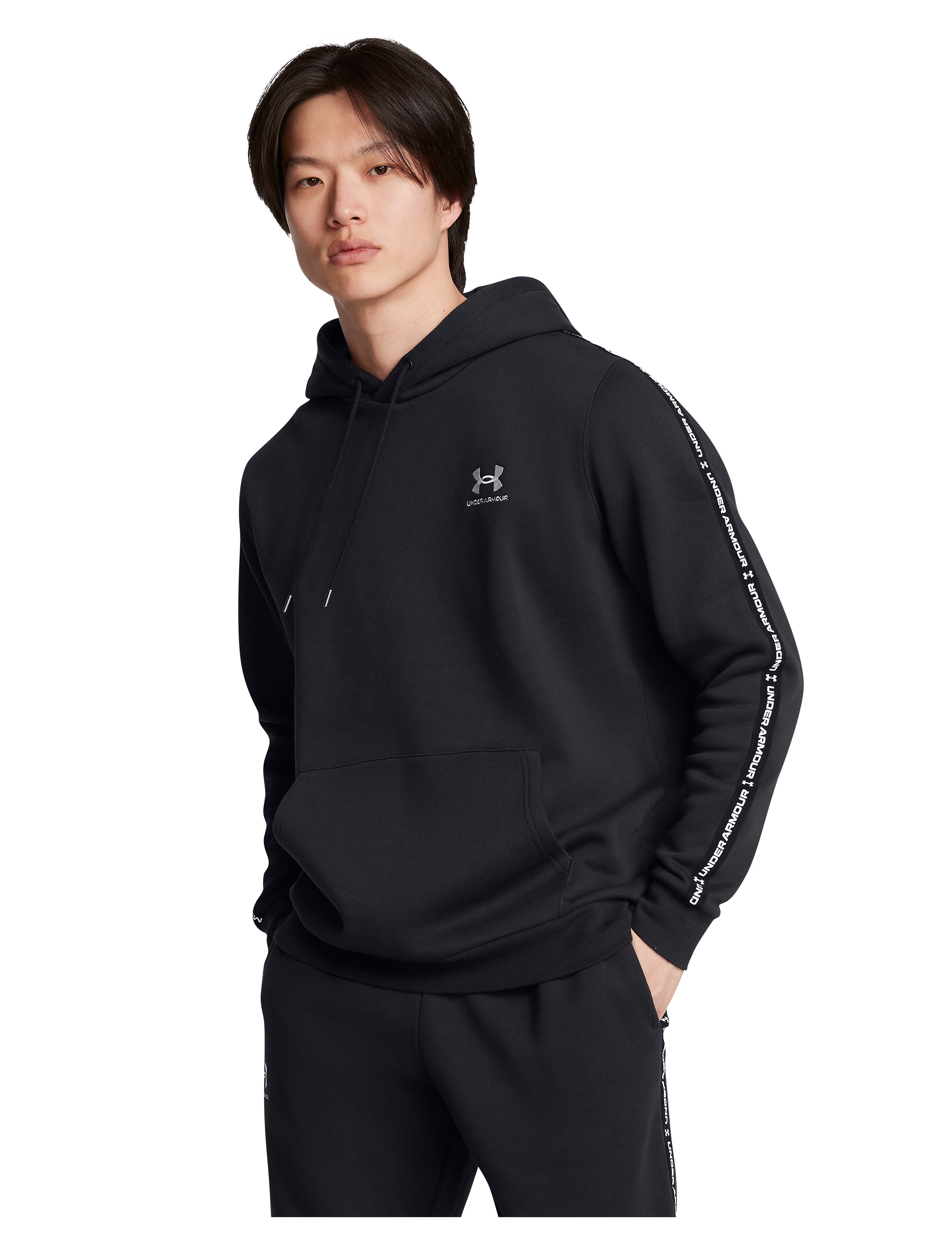 UNDER ARMOUR UA Icon Fleece HD Taping fleecetröja herr – bild 5