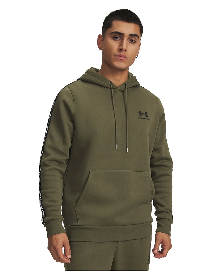 Under Armour - UA Icon Fleece HD Taping - sweatshirts - marine od green - 0