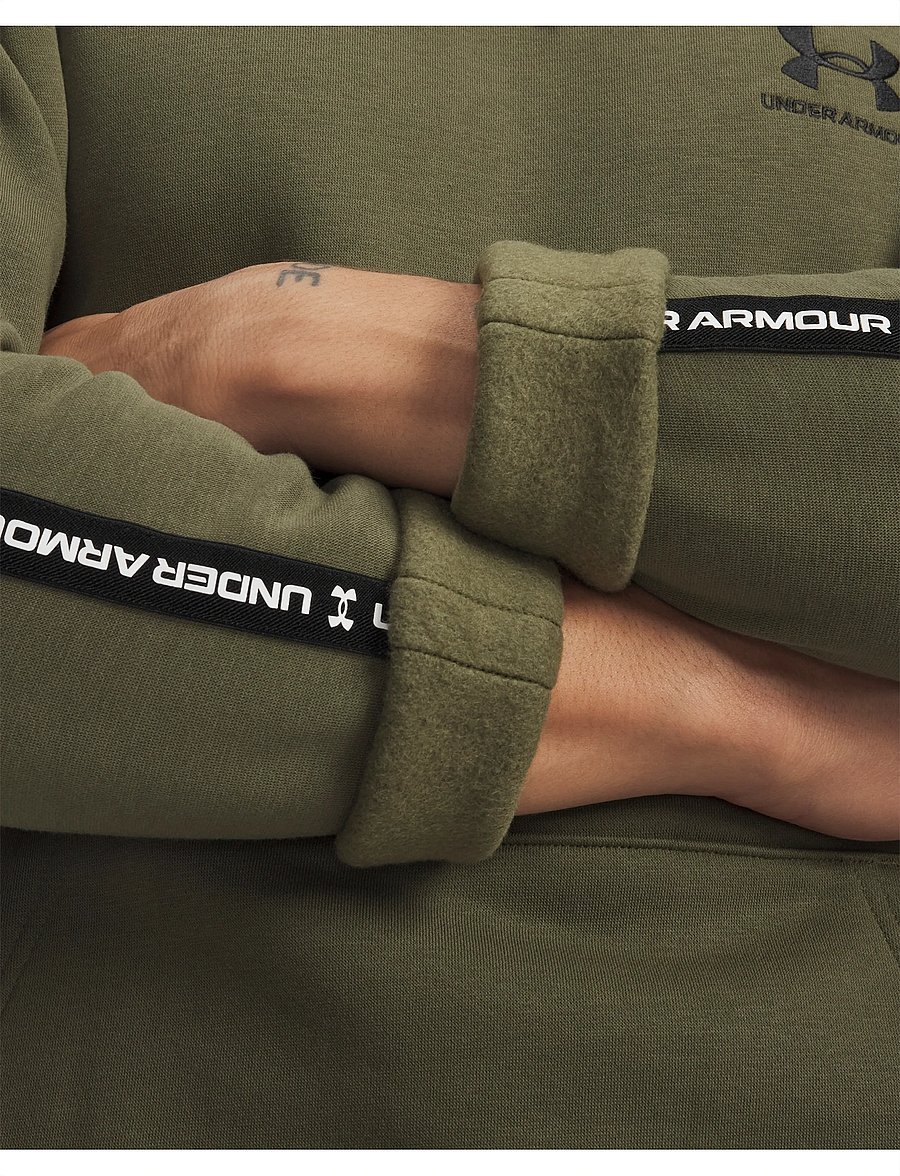 Under Armour - UA Icon Fleece HD Taping - sweatshirts - marine od green - 4