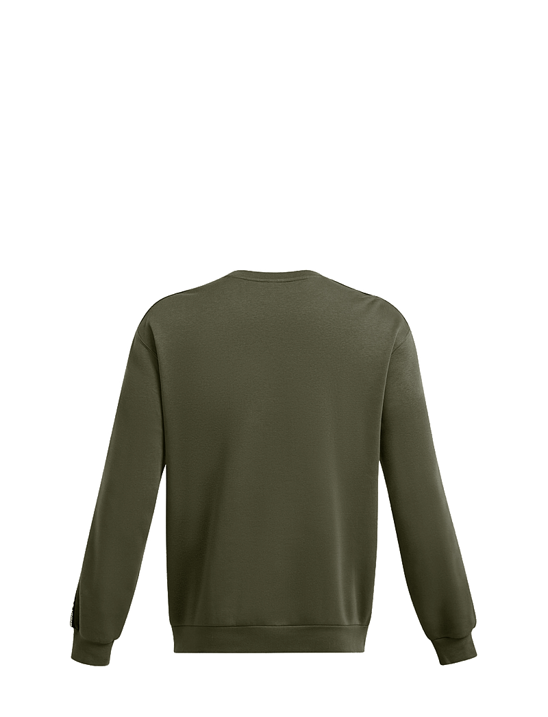 Under Armour - UA Icon Fleece Crew Taping - oberteile - marine od green - 2