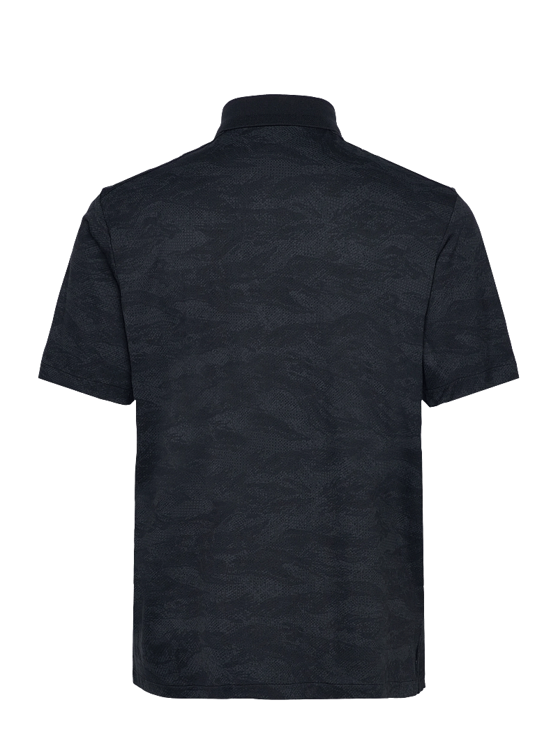 Under Armour - UA Drive Chill Printed Polo - oberteile & t-shirts - black - 2