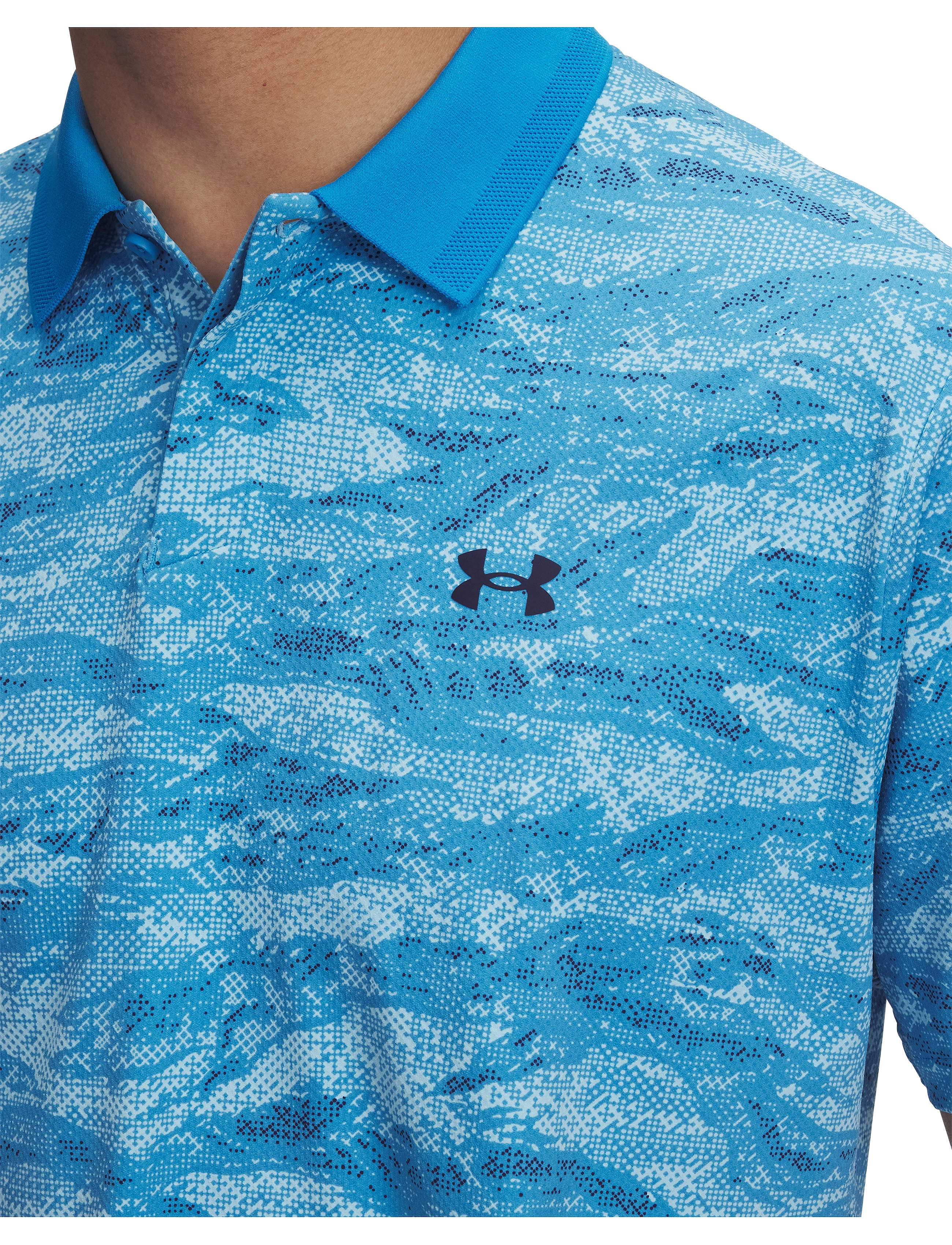 Under Armour - UA Drive Chill Printed Polo - ether blue - 4
