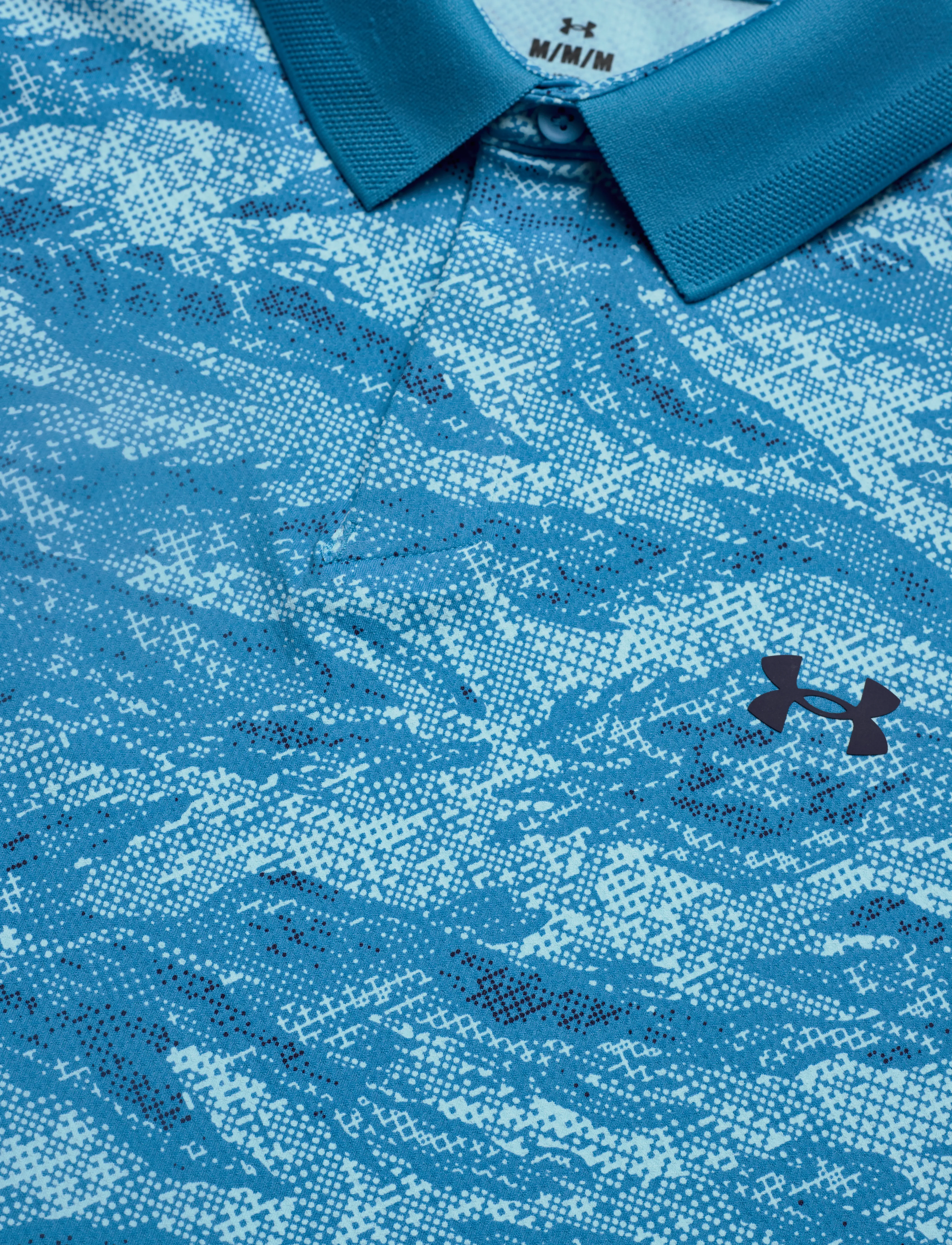 Under Armour - UA Drive Chill Printed Polo - ether blue - 5